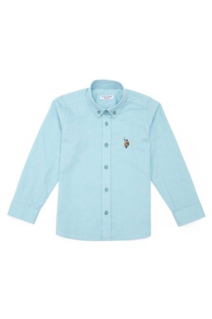 U.S. Polo Assn. Çocuk Gömlek 50263107-VR090 Yeşil