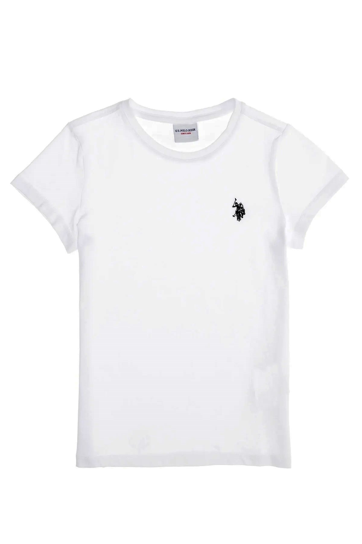 U.S. Polo Assn. Çocuk Tişört 50263194-VR013 Beyaz