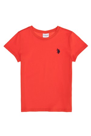 U.S. Polo Assn. Çocuk Tişört 50263194-VR213 Kırmızı