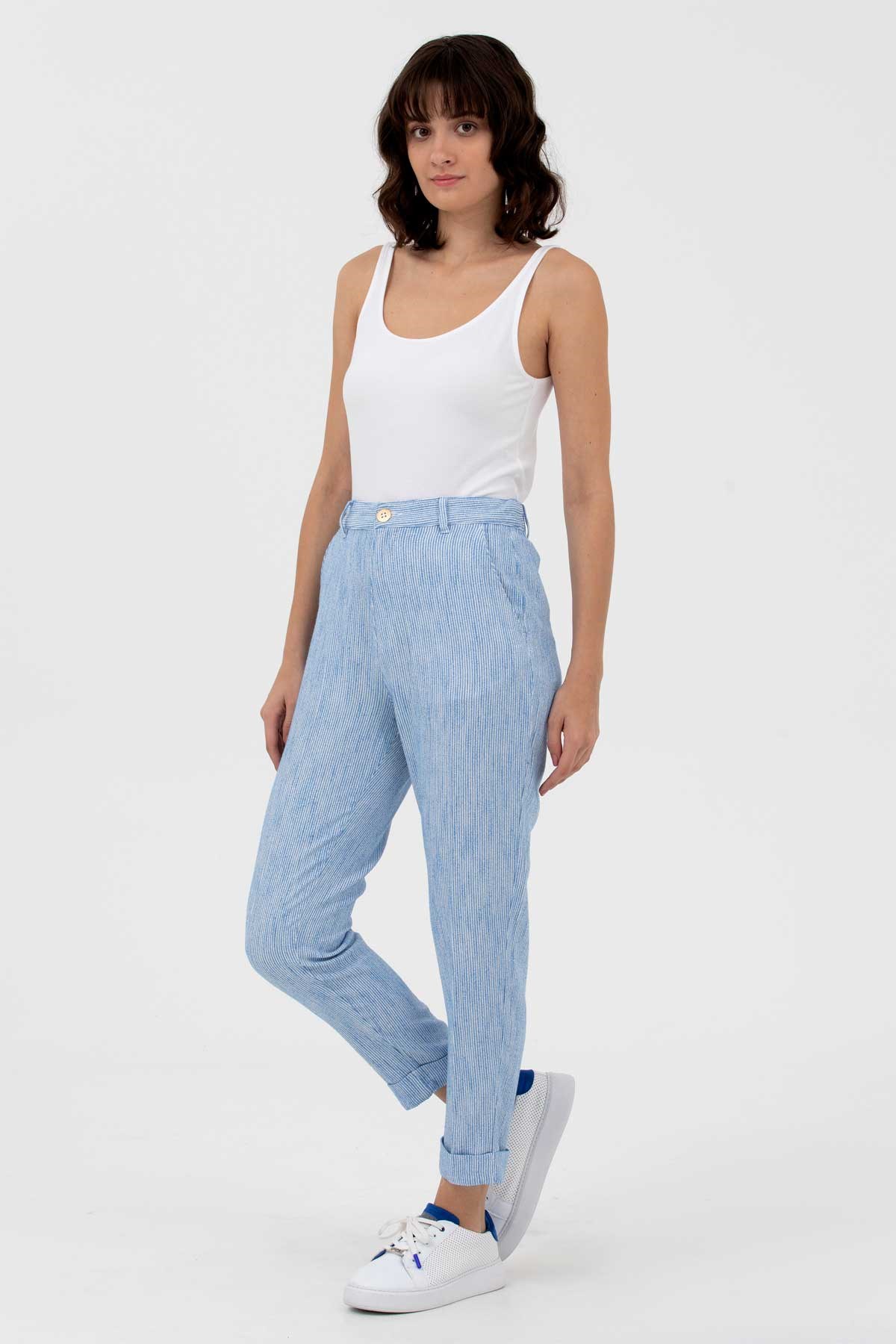 U.S. Polo Assn. Kadın Pantolon 50263202-VR045 Mavi