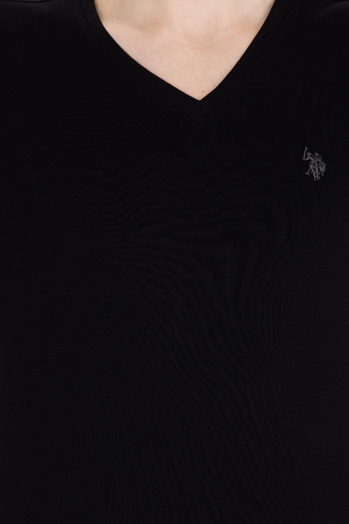 Us. Polo Assn. Erkek Tişört 50263203013-VR046 Siyah