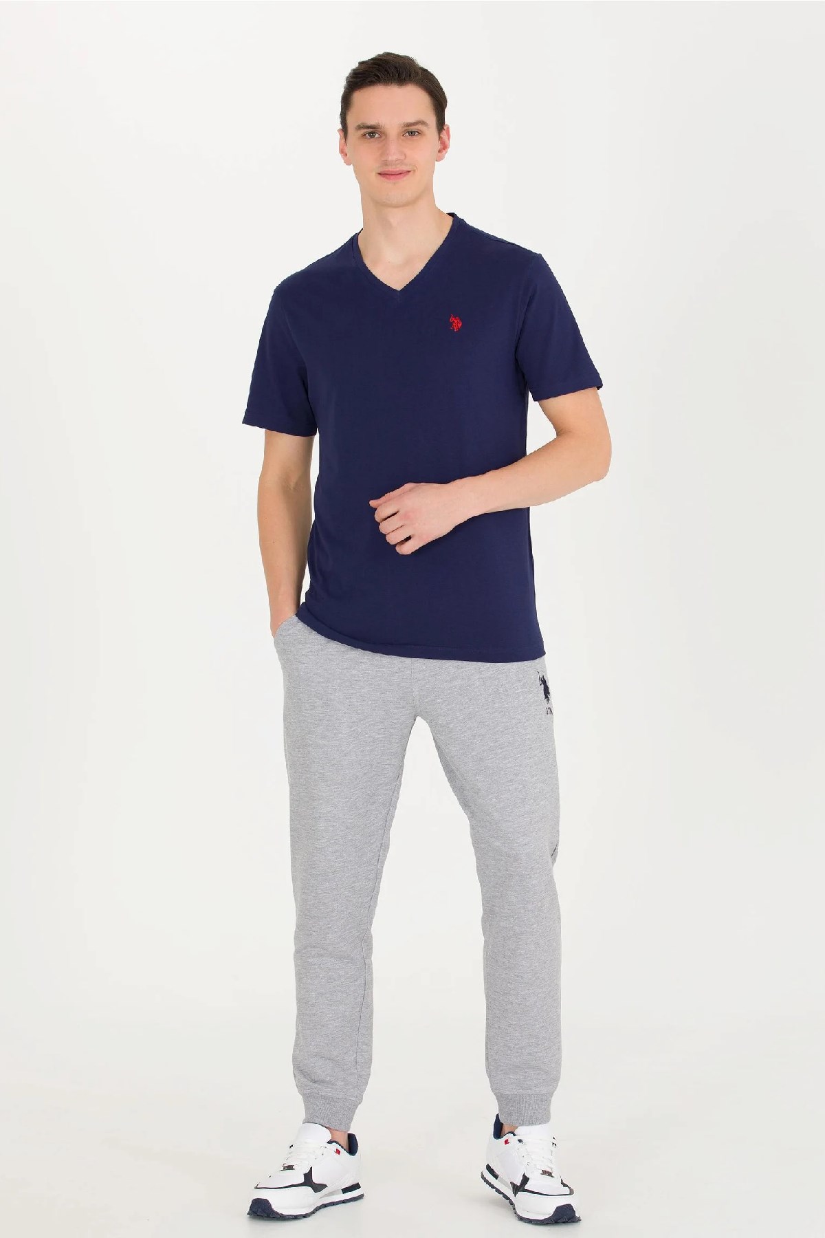 U.S. Polo Assn. Erkek Tişört 50263203-VR033 Lacivert