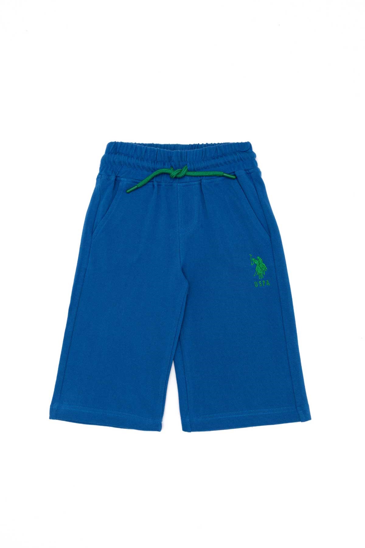 U.S. Polo Assn. Çocuk Bermuda Capri 50263255-VR045 Mavi