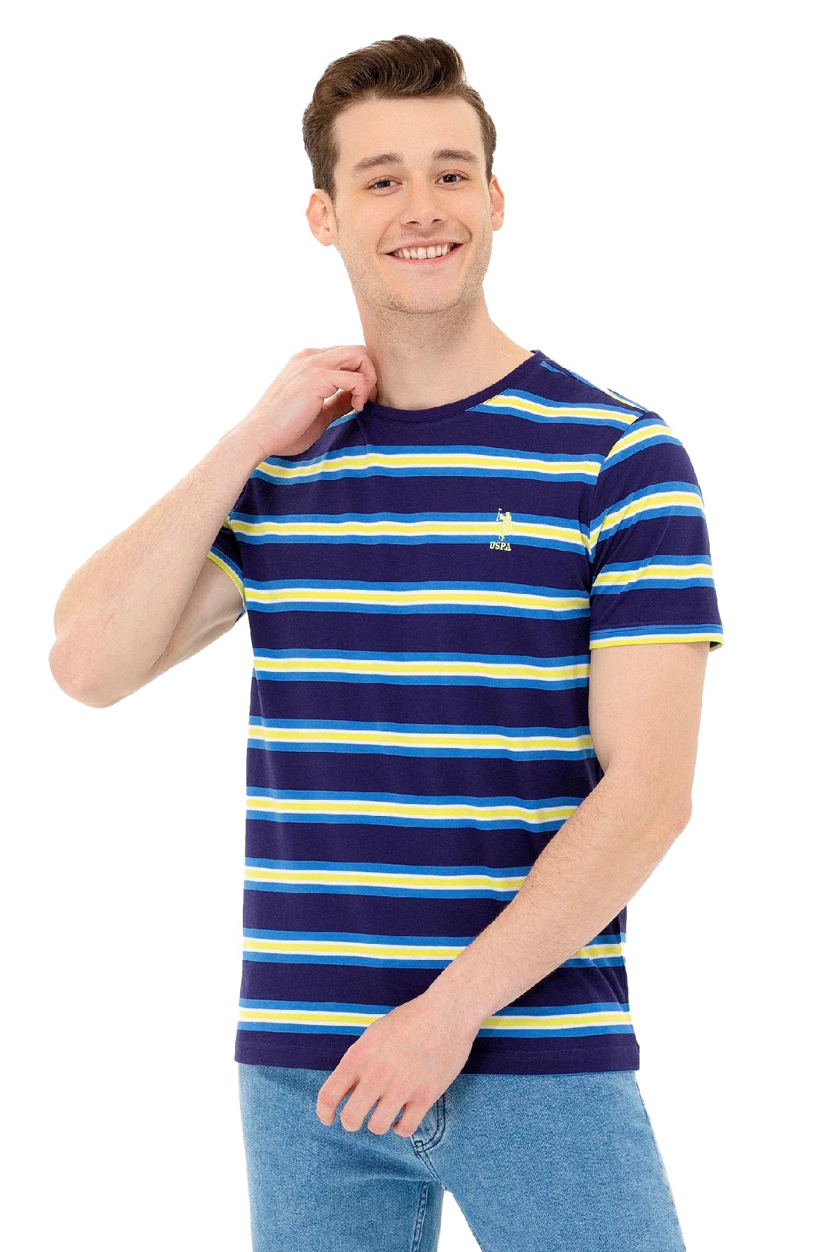 U.S. Polo Assn. Erkek Tişört 50263261-VR033 Lacivert