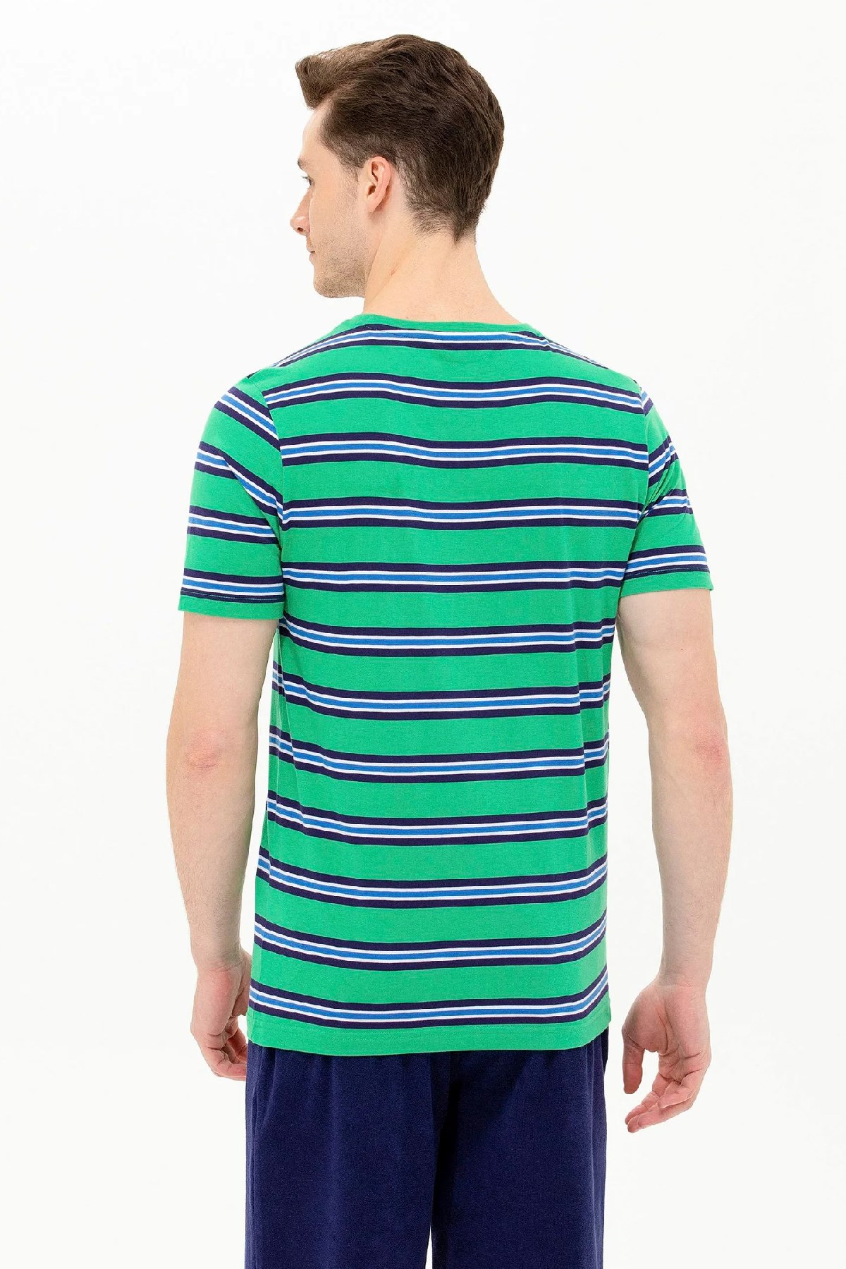 U.S. Polo Assn. Erkek Tişört 50263261-VR054 Yeşil