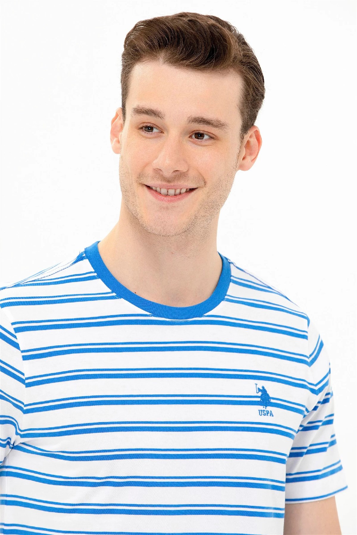 U.S. Polo Assn. Erkek Tişört 50263265-VR045 Mavi