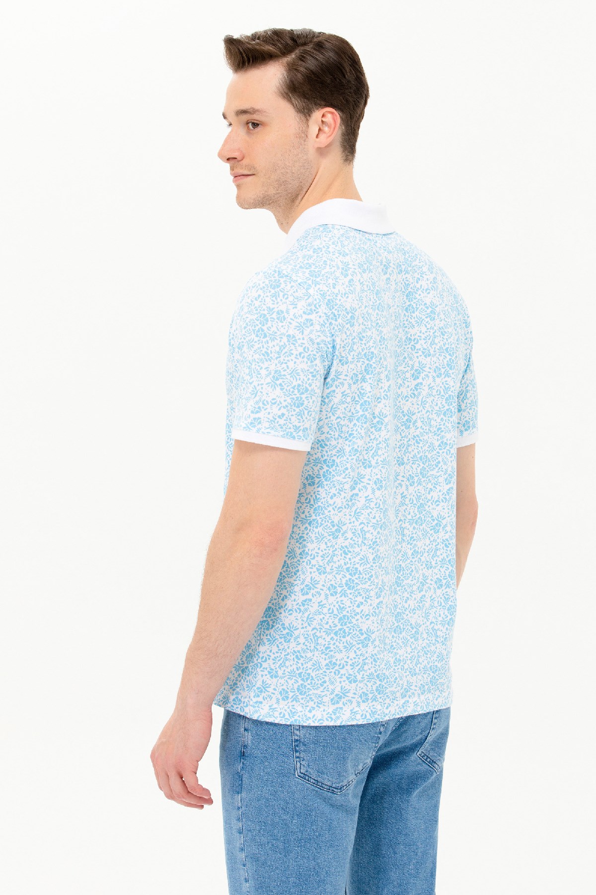 U.S. Polo Assn. Erkek Tişört 50263268-VR093 Mavi