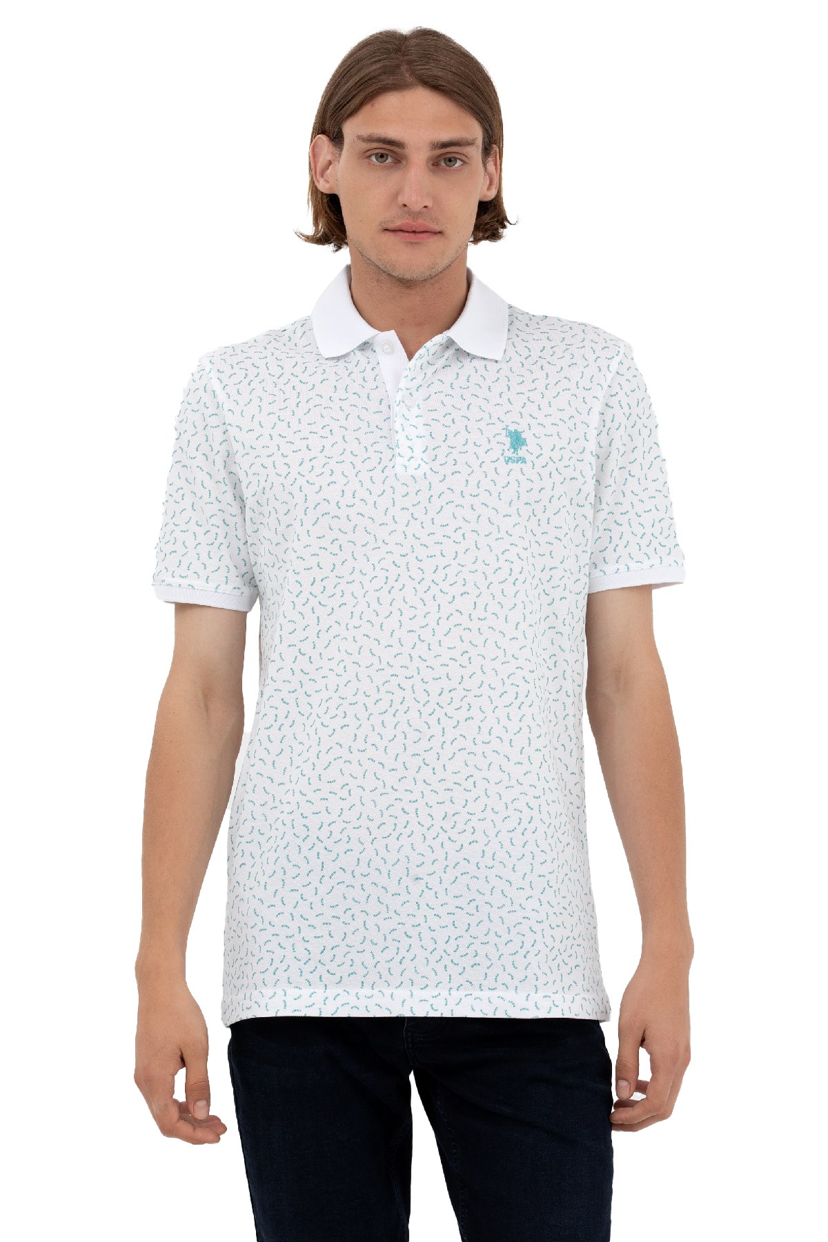 U.S. Polo Assn. Erkek Tişört 50263277-VR090 Yeşil