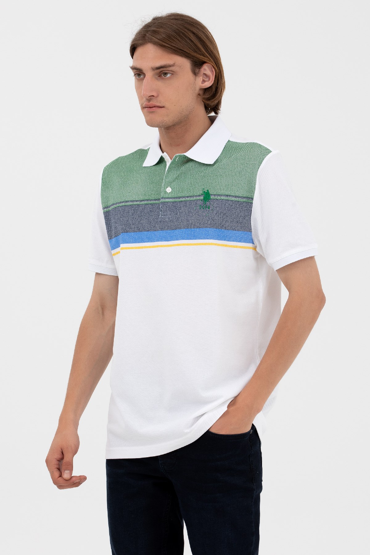 U.S. Polo Assn. Erkek Tişört 50263279-VR054 Yeşil