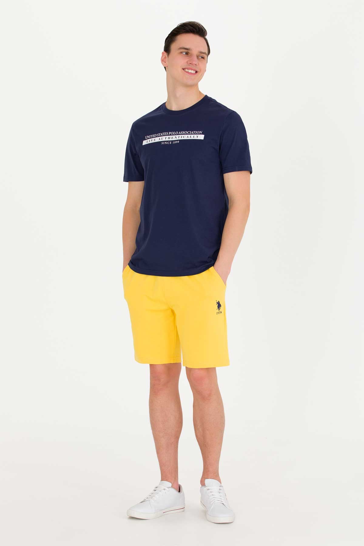 U.S. Polo Assn. Erkek Tişört 50263284-VR033 Lacivert
