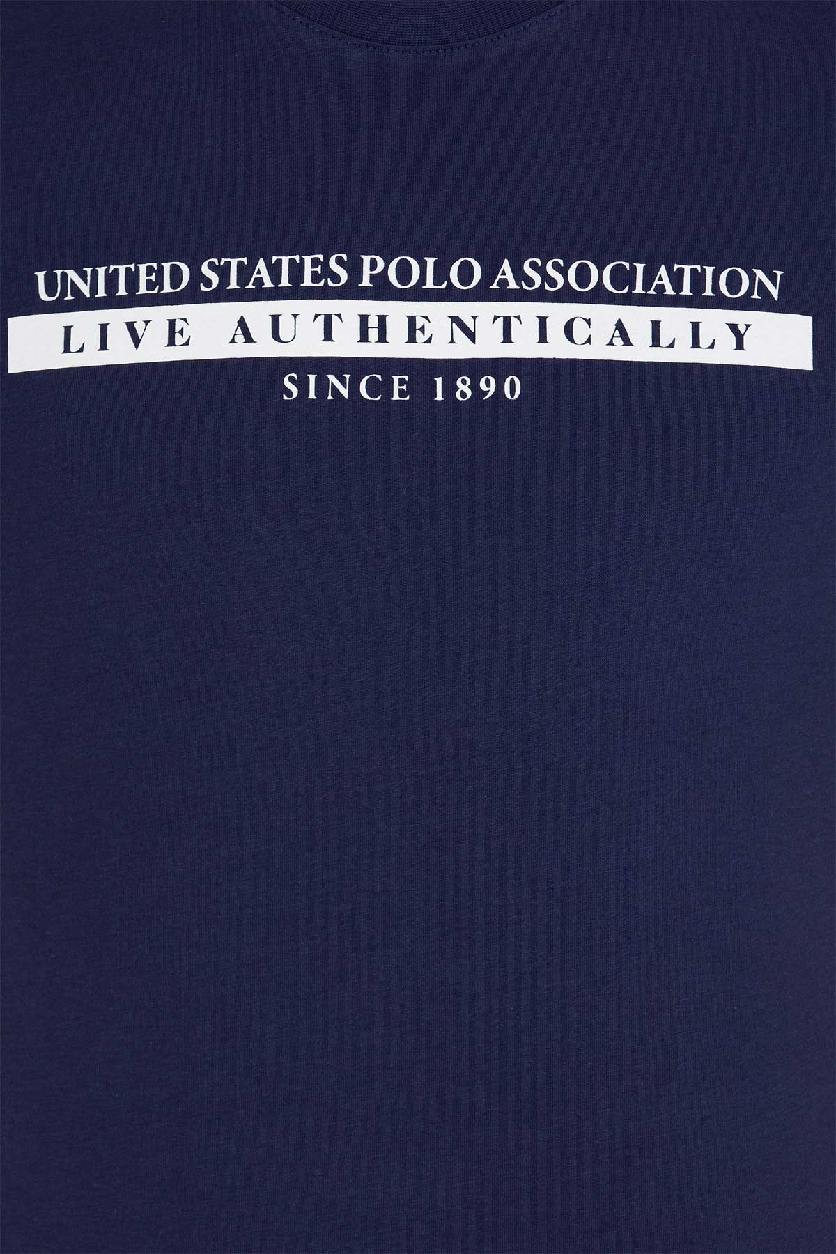 U.S. Polo Assn. Erkek Tişört 50263284-VR033 Lacivert
