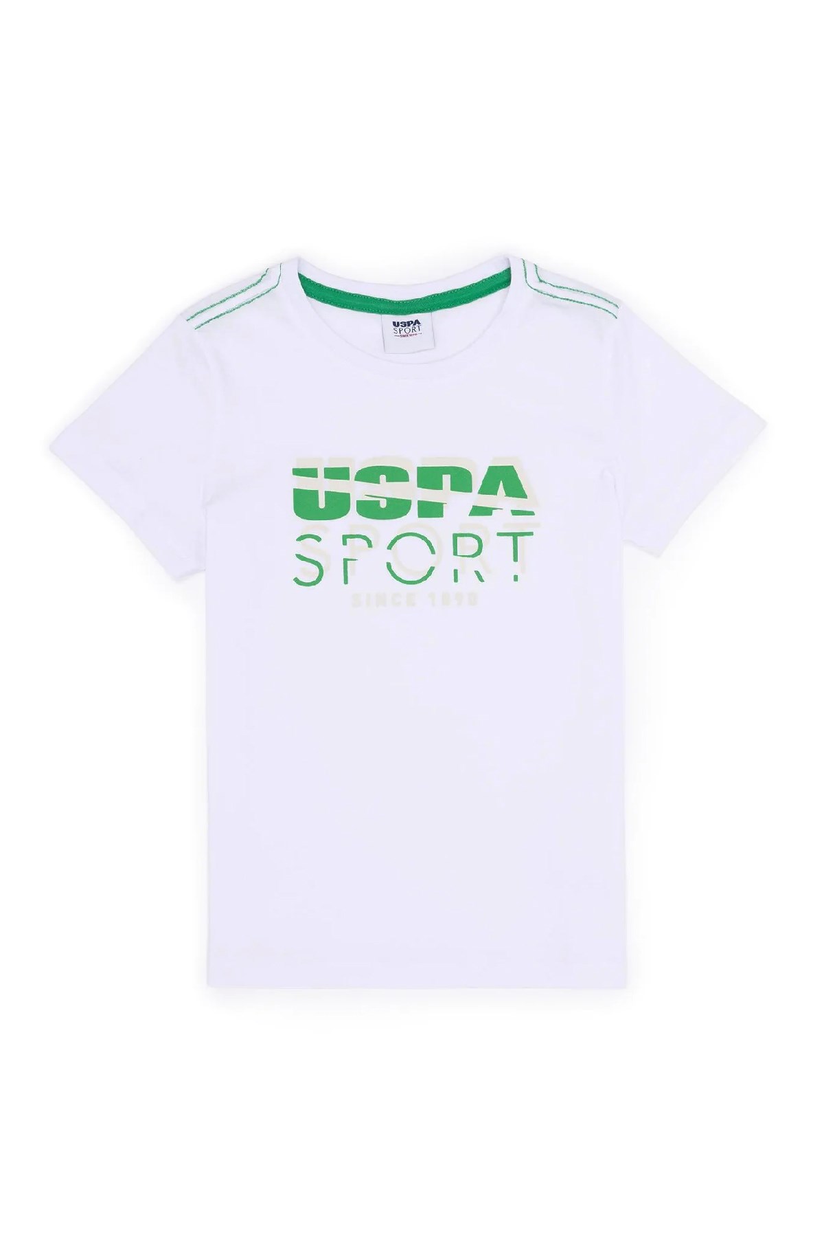 U.S. Polo Assn. Çocuk Tişört 50263292-VR013 Beyaz