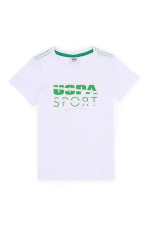 U.S. Polo Assn. Çocuk Tişört 50263292-VR013 Beyaz