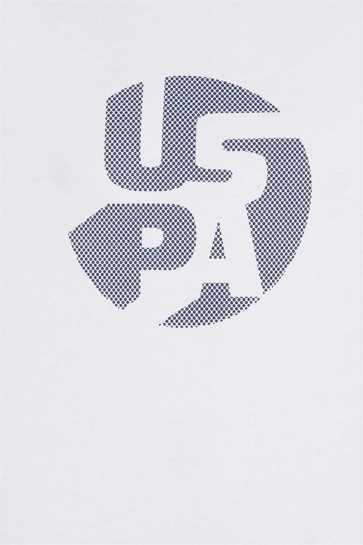 U.S. Polo Assn. Erkek Tişört 50263323-VR013 Beyaz
