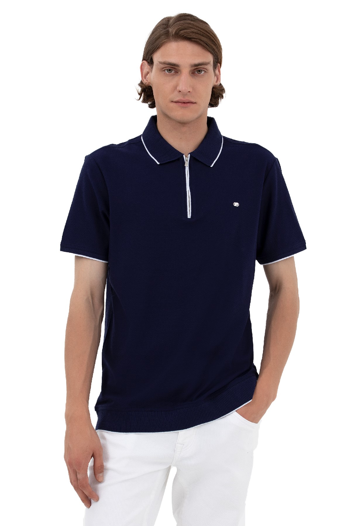 U.S. Polo Assn. Erkek Tişört 50263356-VR033 Lacivert