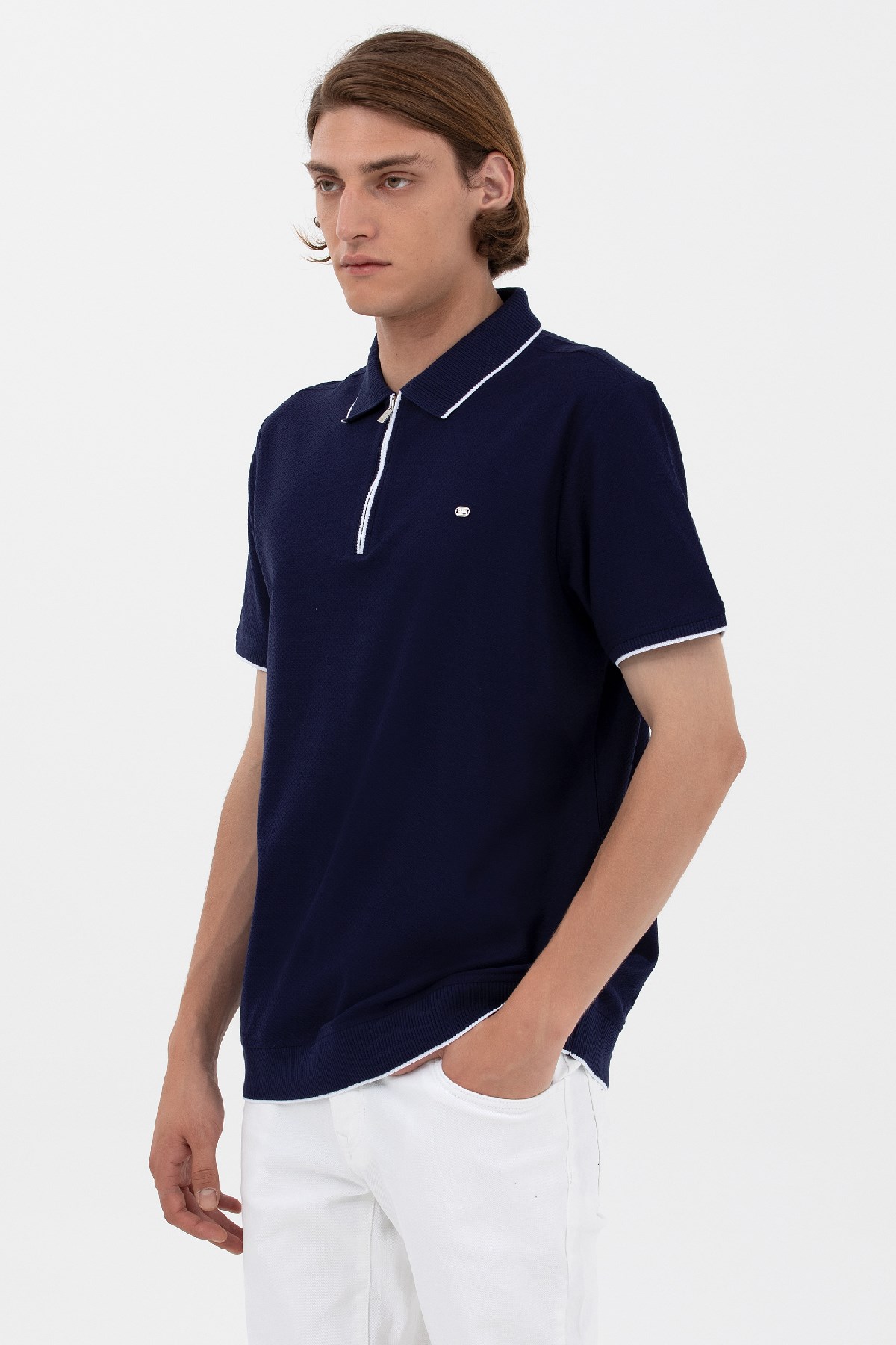 U.S. Polo Assn. Erkek Tişört 50263356-VR033 Lacivert