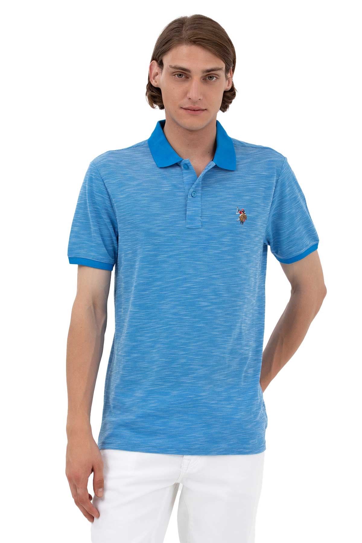 U.S. Polo Assn. Erkek Tişört 50263371-VR045 Mavi