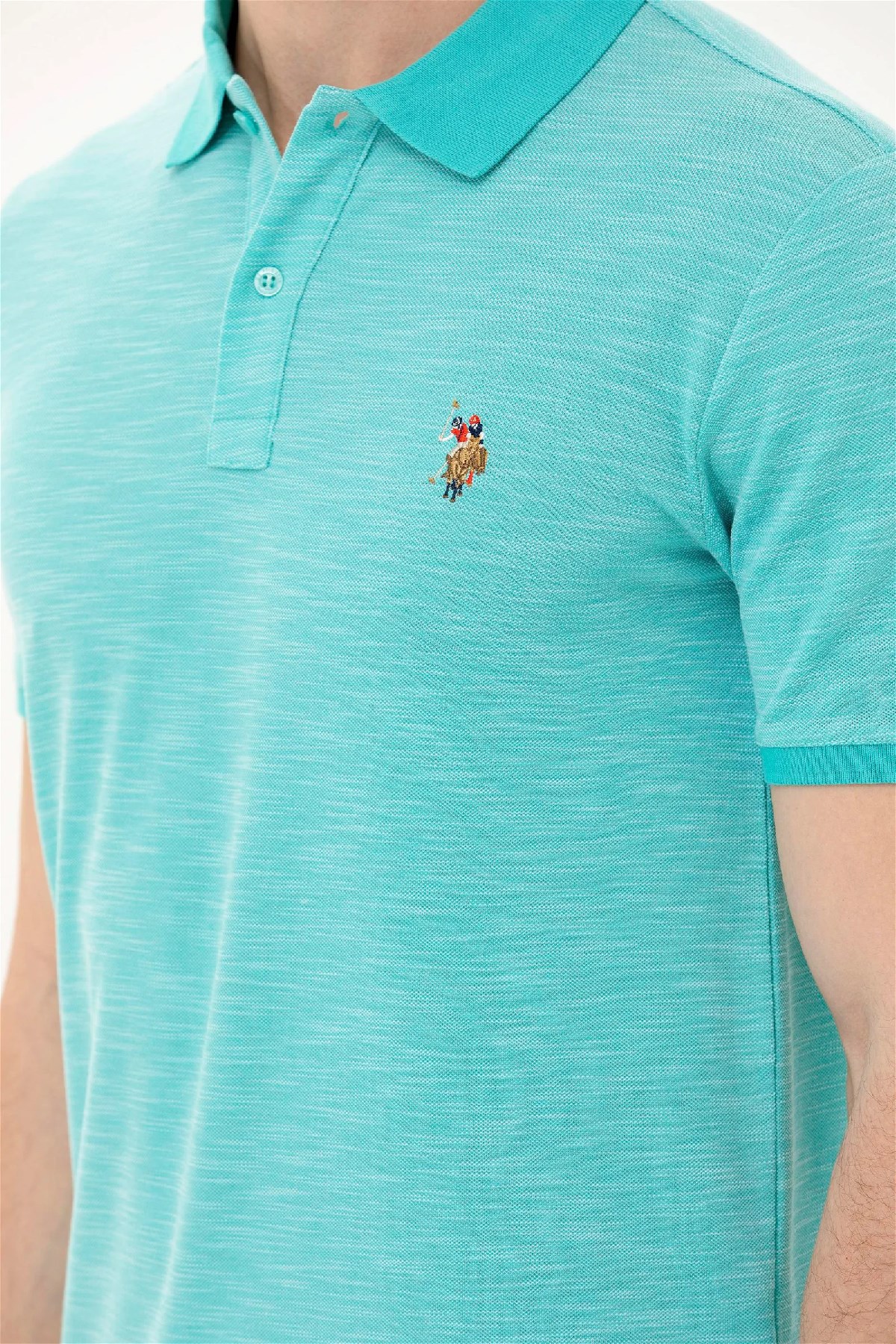 U.S. Polo Assn. Erkek Tişört 50263371-VR090 Yeşil