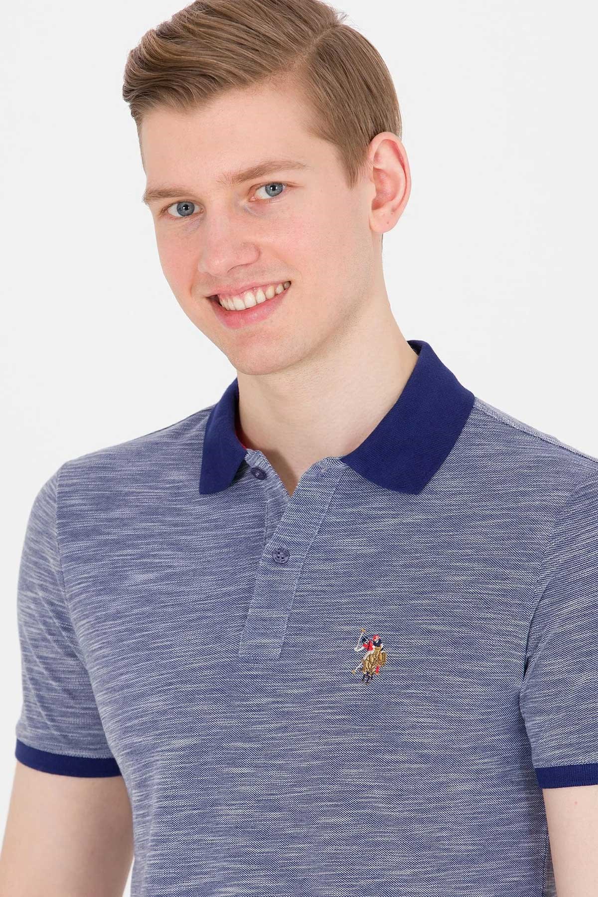 U.S. Polo Assn. Erkek Tişört 50263371-VR093 Mavi