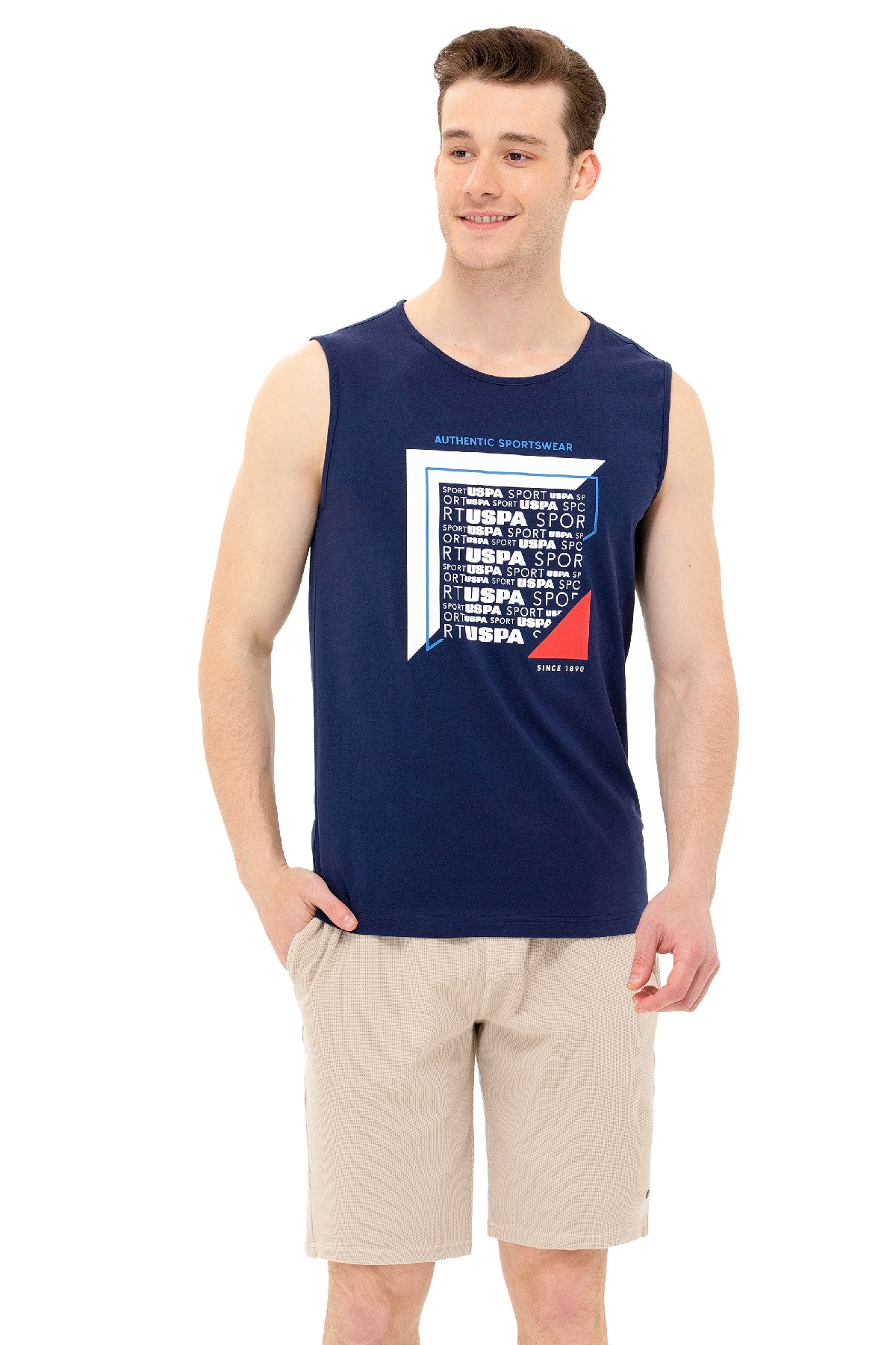 U.S. Polo Assn. Erkek Tişört 50263379-VR033 Lacivert