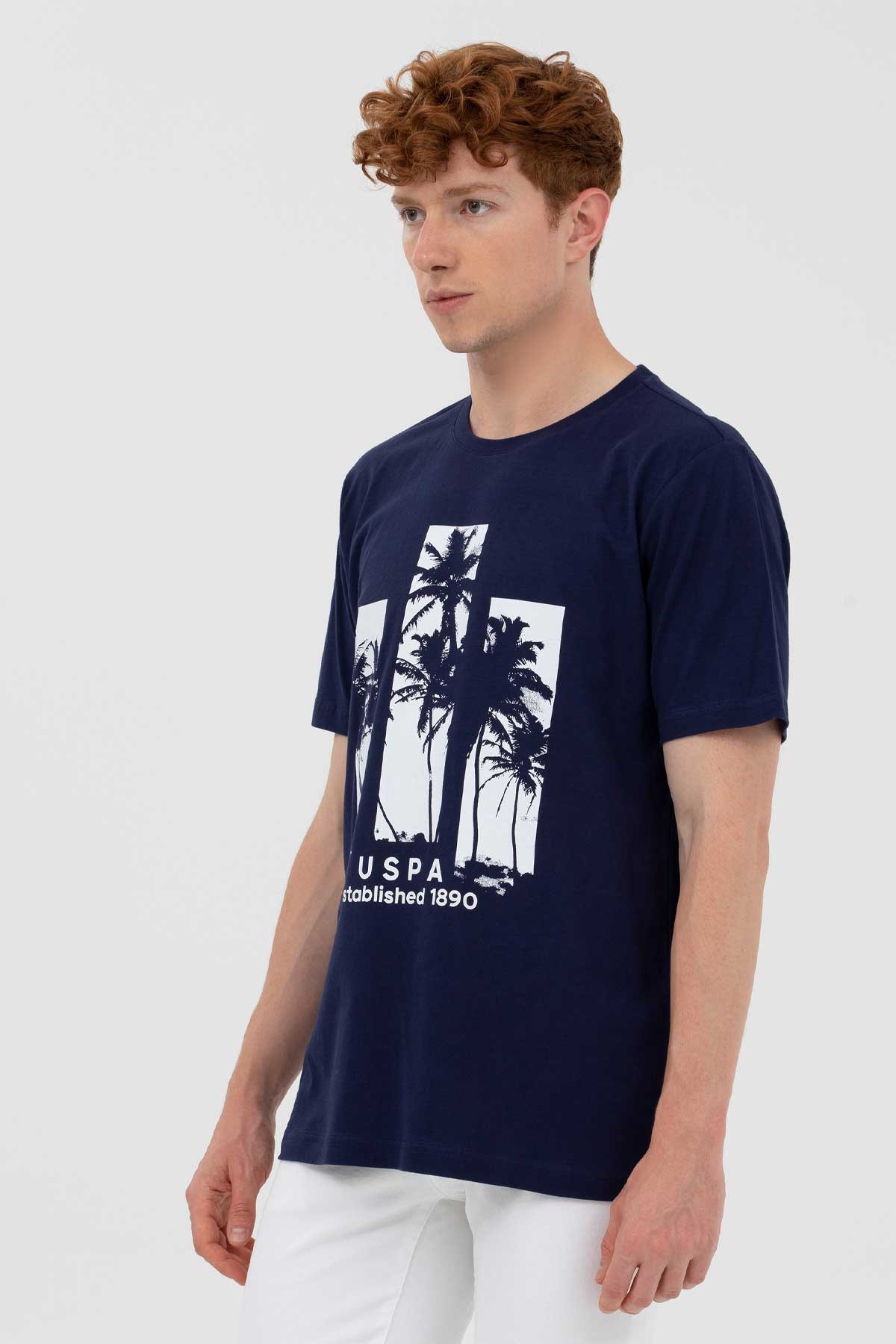 U.S. Polo Assn. Erkek Tişört 50263397-VR033 Lacivert