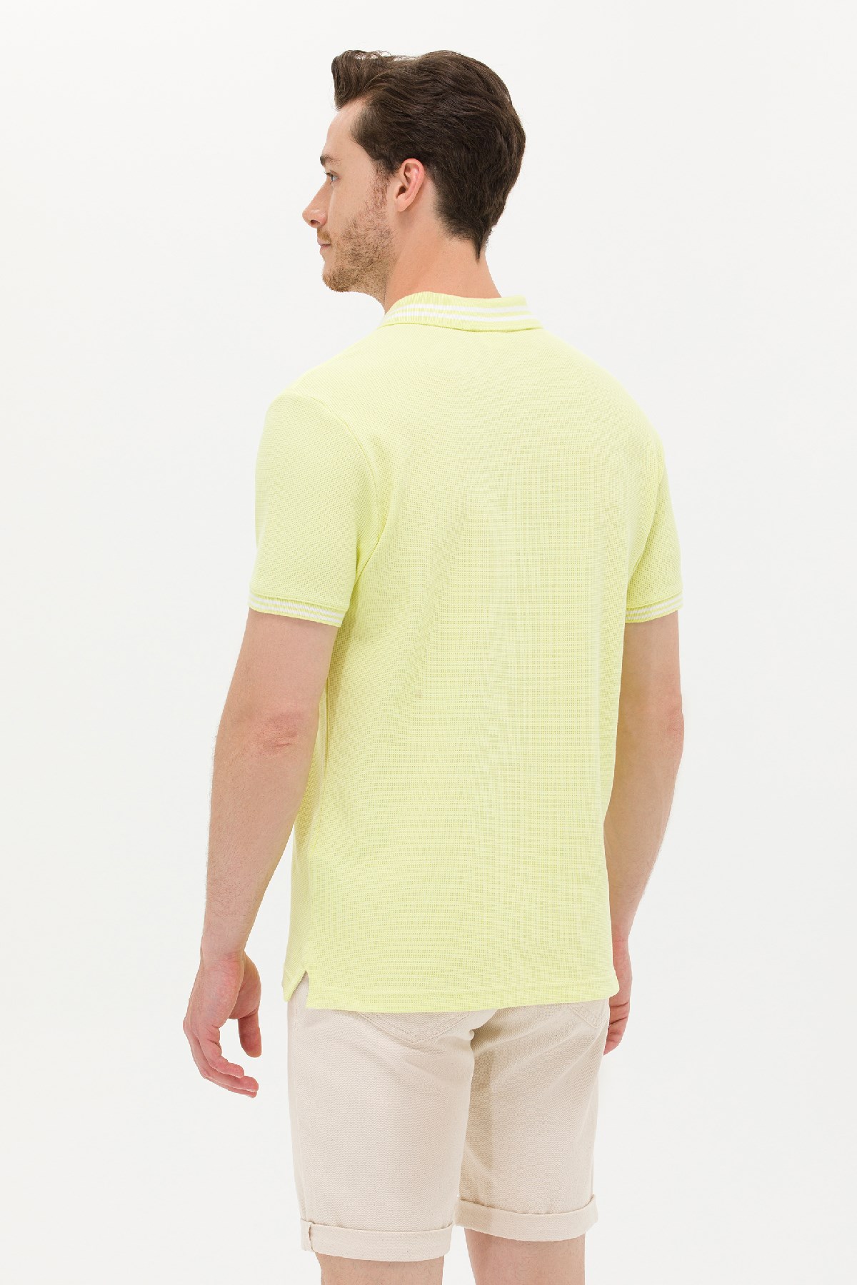 U.S. Polo Assn. Erkek Tişört 50263412-VR004 Sarı