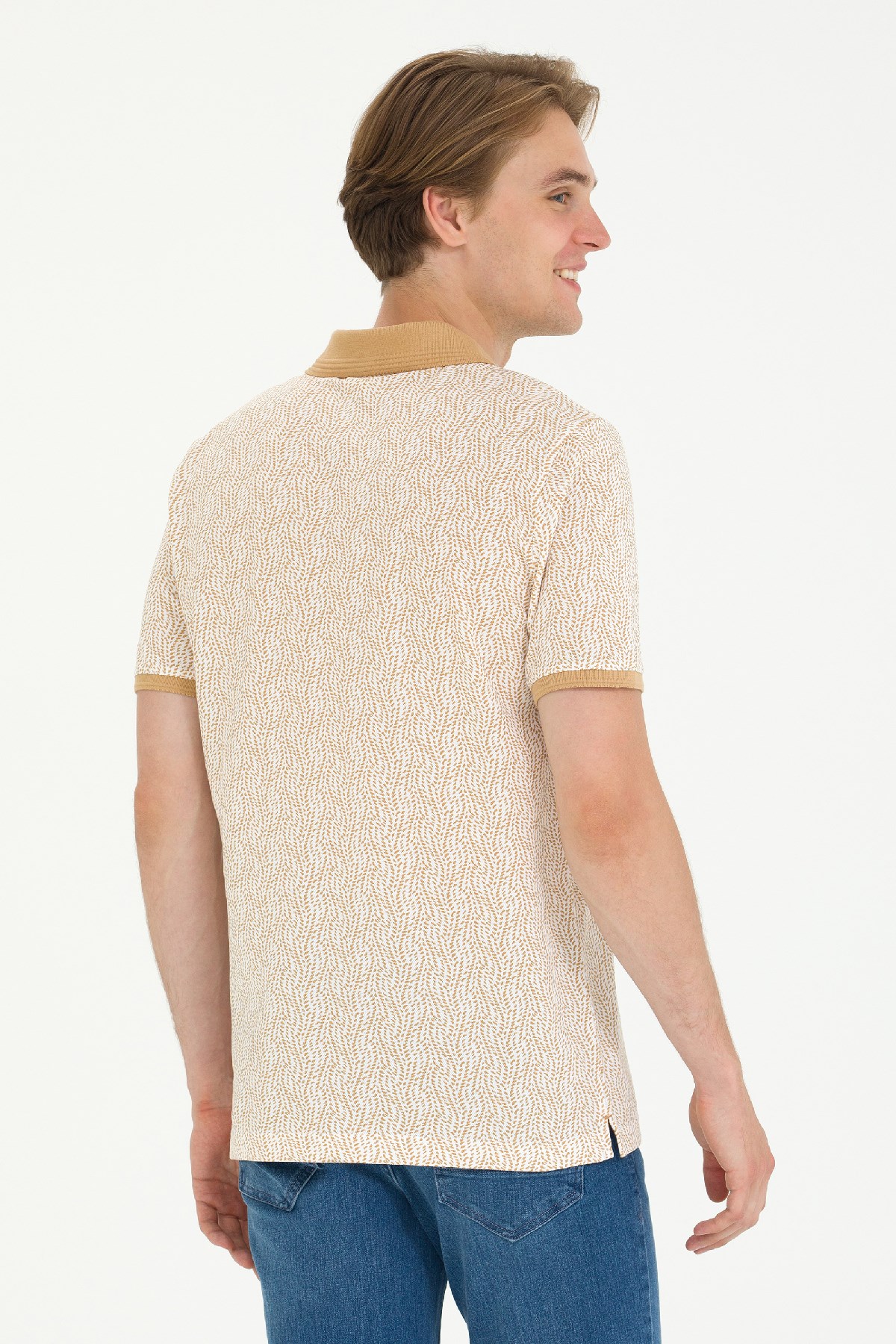 U.S. Polo Assn. Erkek Tişört 50263417-VR015 Kahverengi