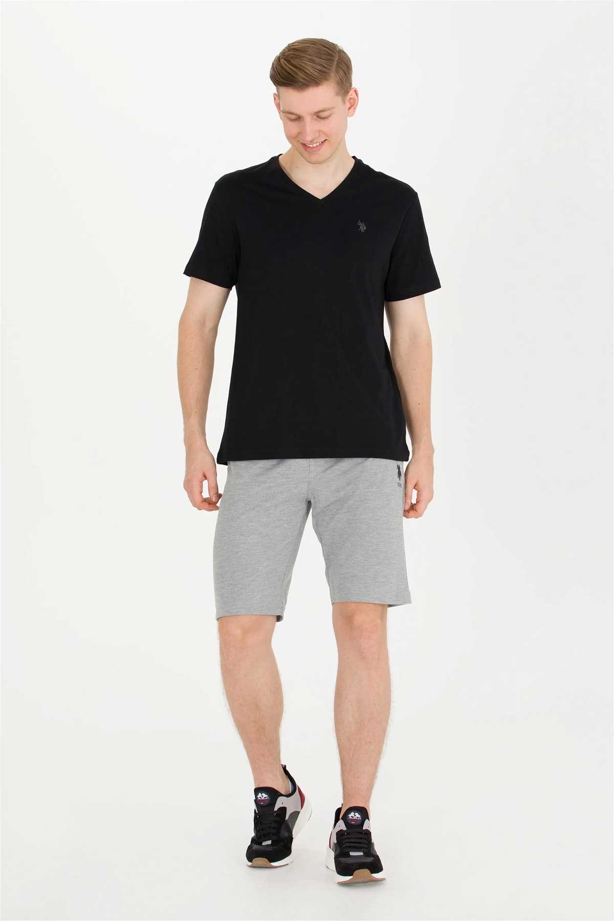 Us. Polo Assn. Erkek Örme Şort 50263423014-VR086 Gri