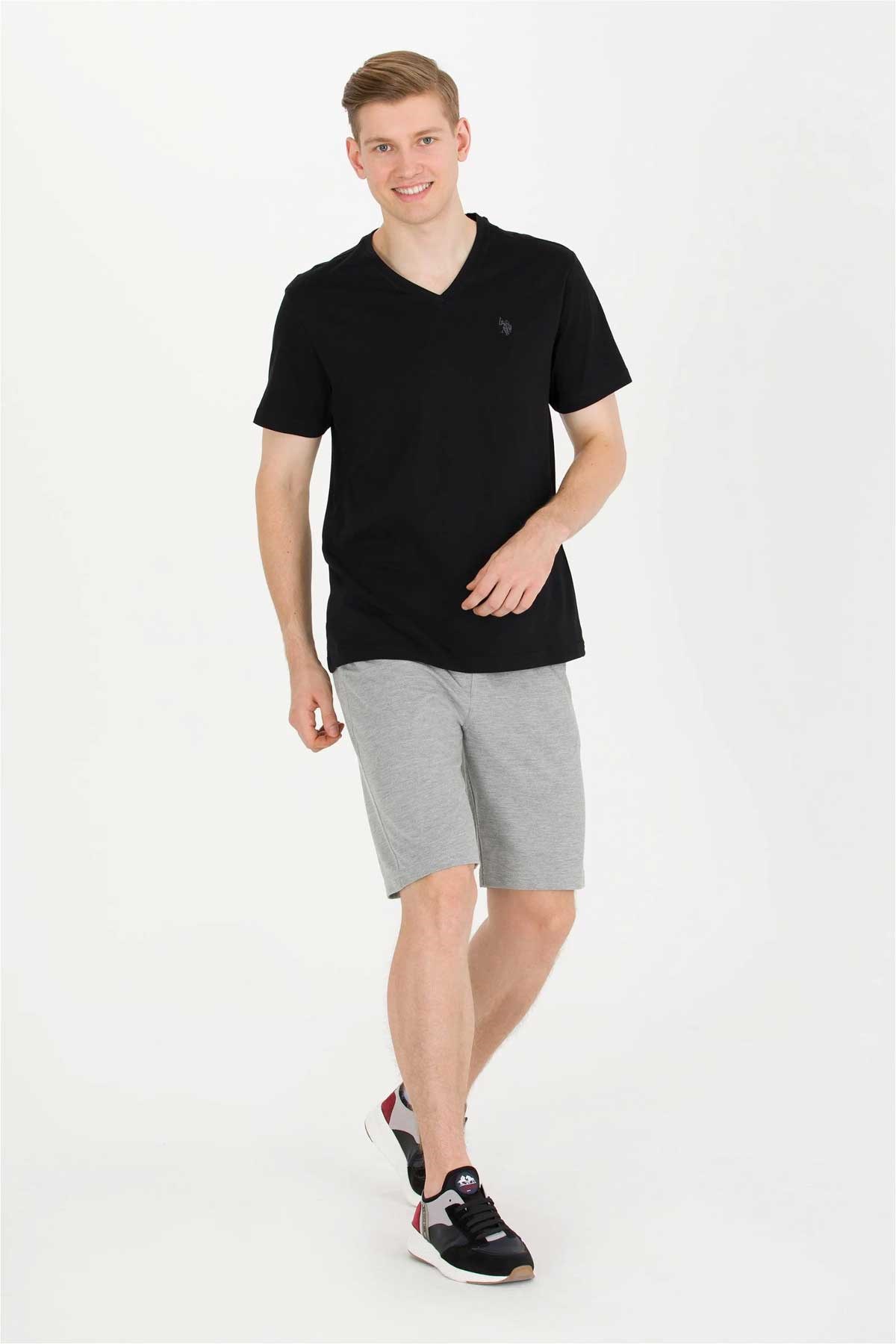 Us. Polo Assn. Erkek Örme Şort 50263423014-VR086 Gri