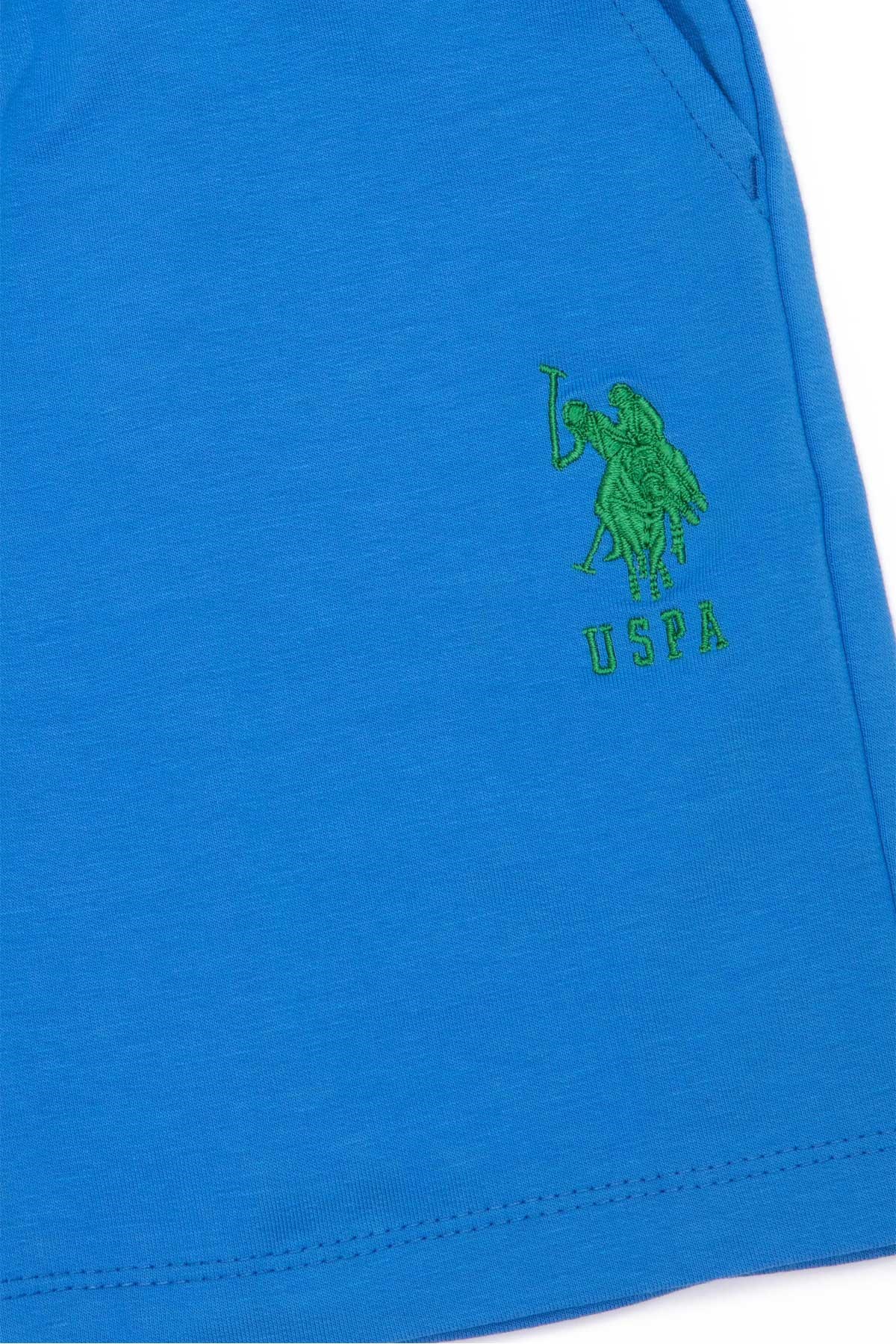 U.S. Polo Assn. Çocuk Bermuda Capri 50263428-VR045 Mavi