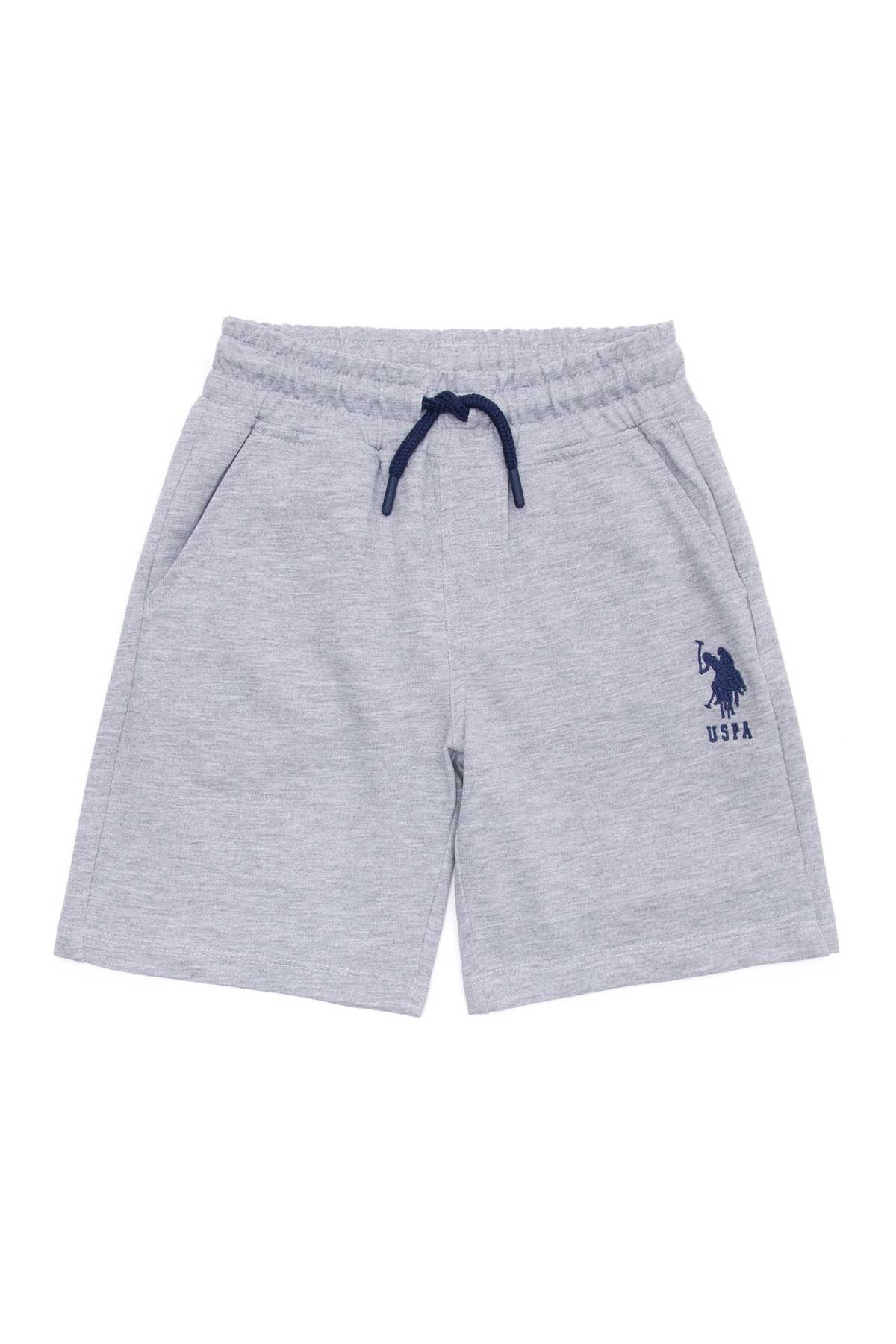 U.S. Polo Assn. Çocuk Bermuda Capri 50263428-VR086 Gri