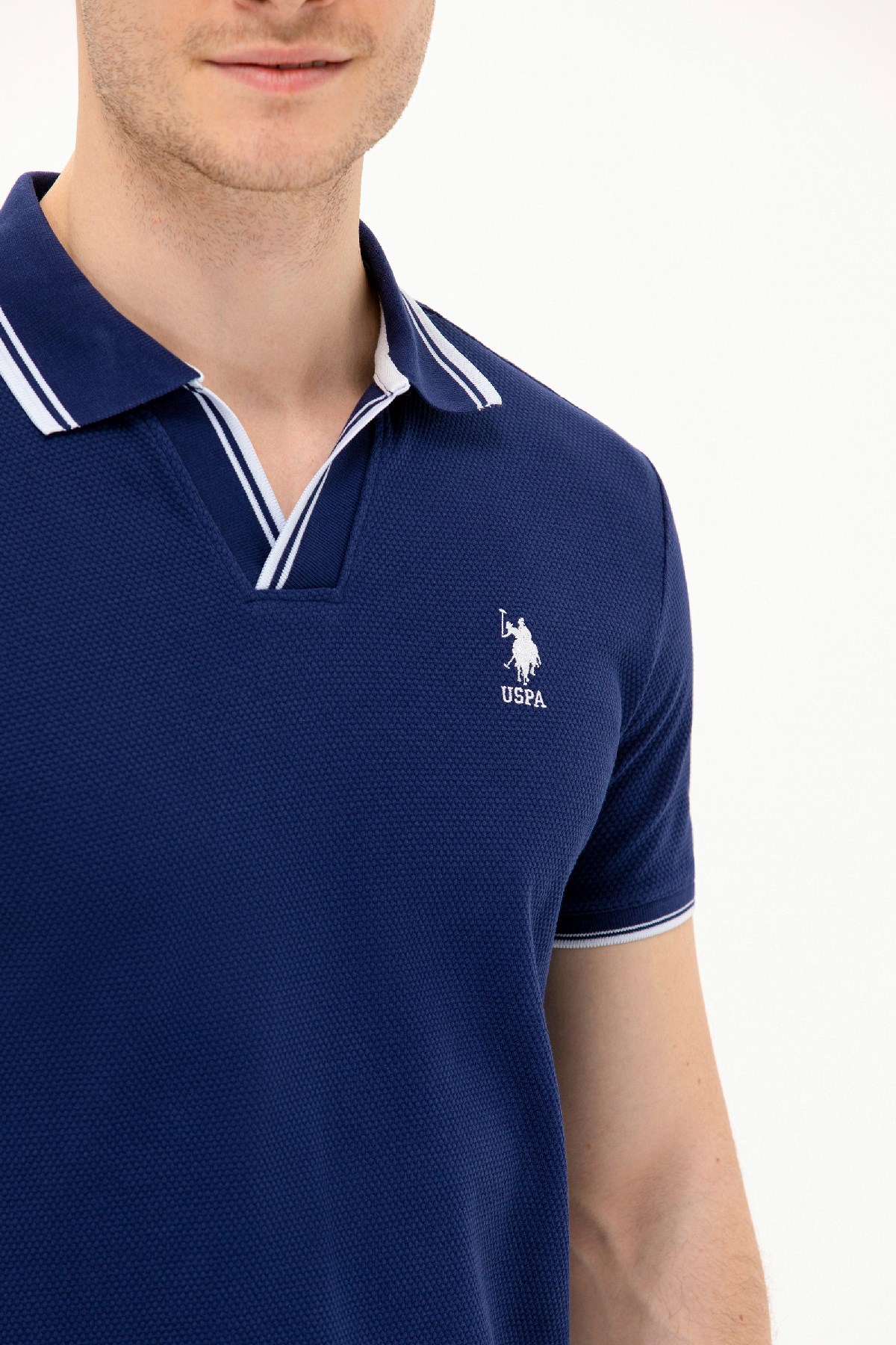 U.S. Polo Assn. Erkek Tişört 50263441-VR033 Lacivert