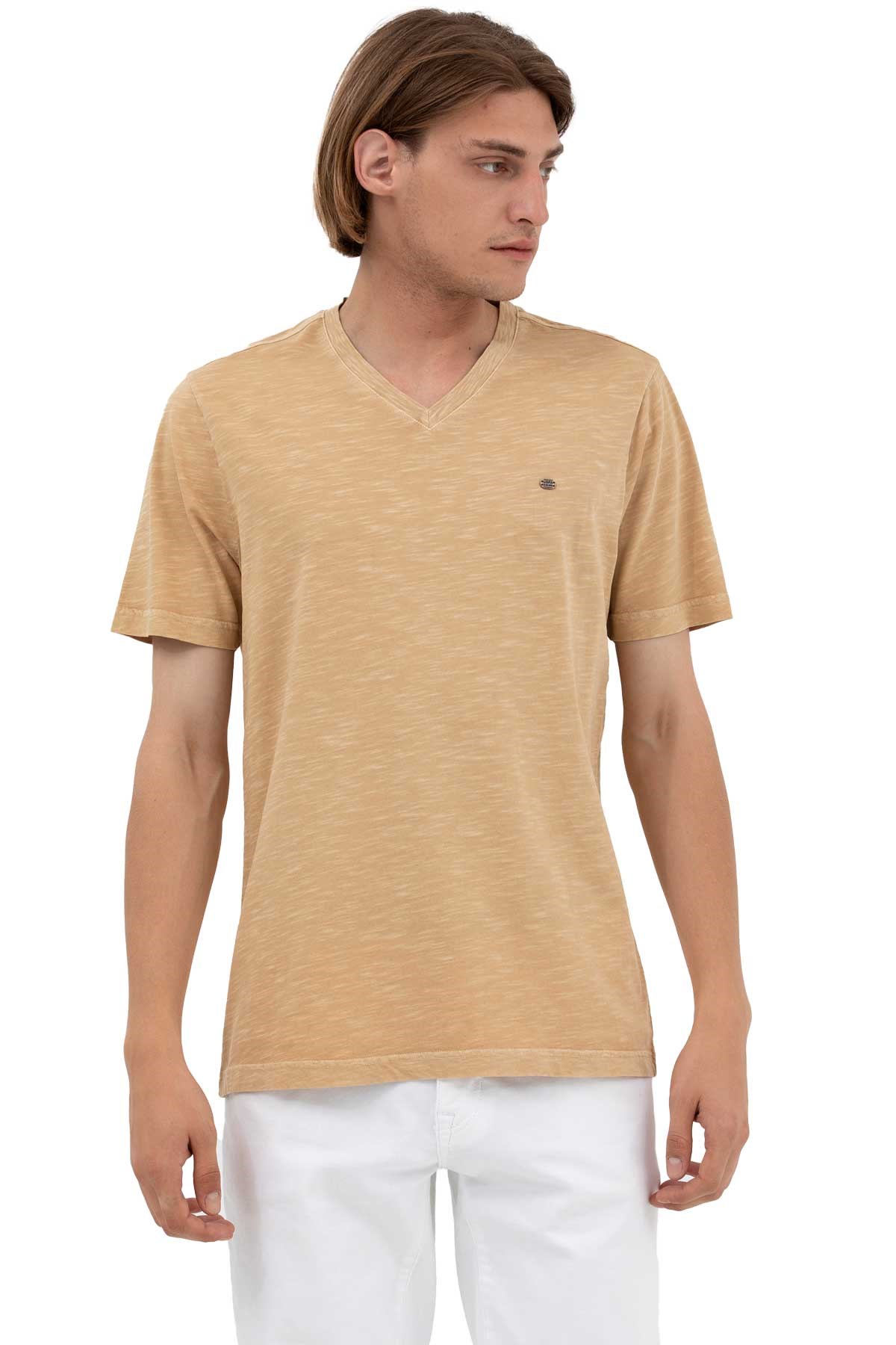 U.S. Polo Assn. Erkek Tişört 50263474-VR015 Kahverengi