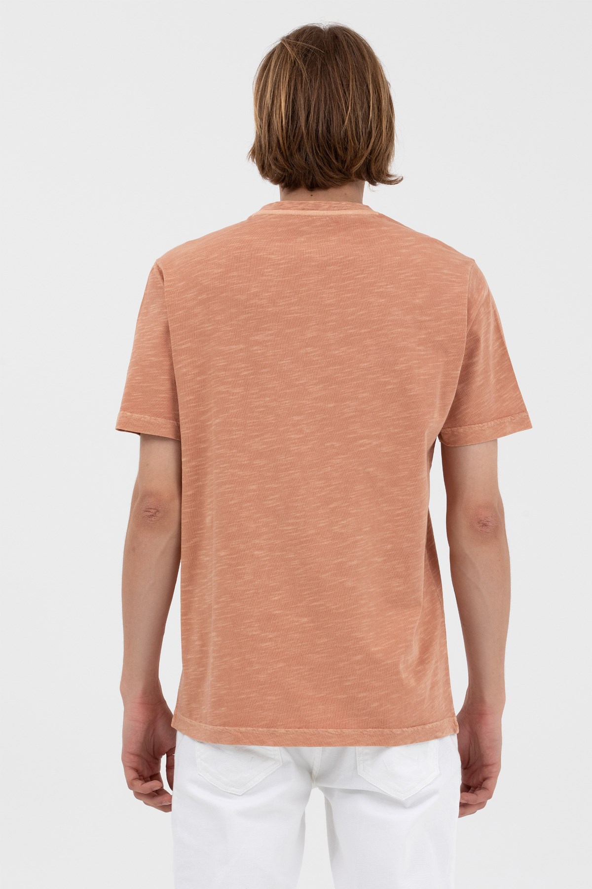 U.S. Polo Assn. Erkek Tişört 50263474-VR042 Pembe