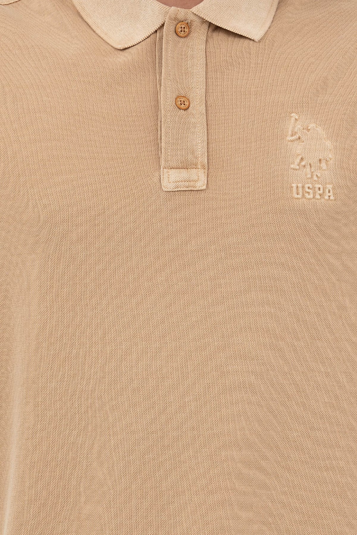 U.S. Polo Assn. Erkek Tişört 50263475-VR015 Kahverengi