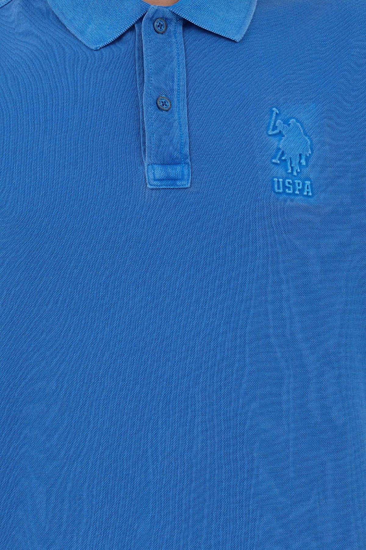 U.S. Polo Assn. Erkek Tişört 50263475-VR045 Mavi
