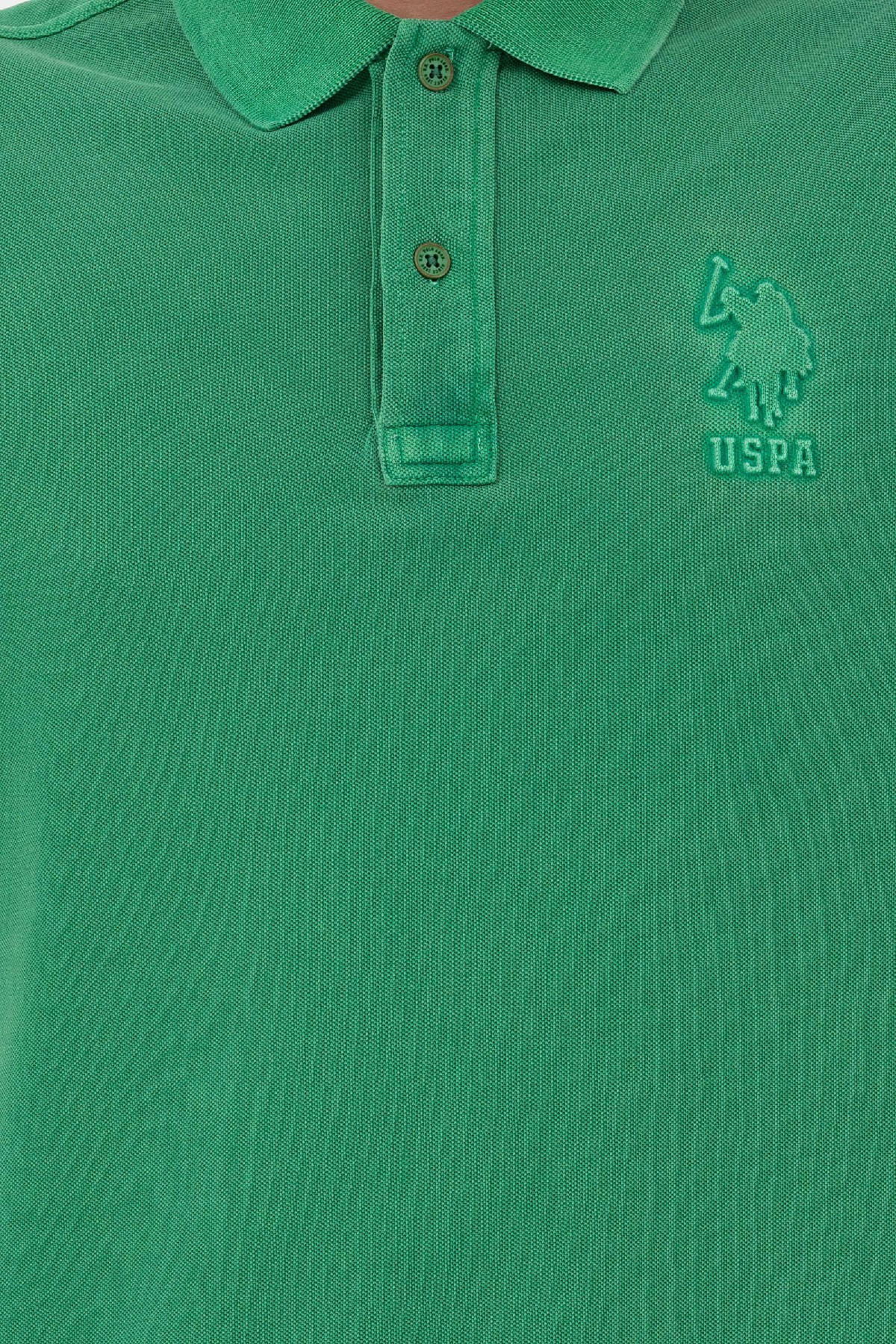 U.S. Polo Assn. Erkek Tişört 50263475-VR054 Yeşil