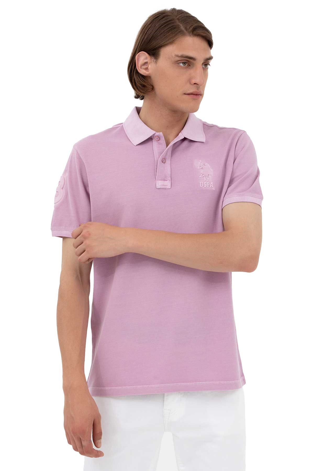 U.S. Polo Assn. Erkek Tişört 50263475-VR211 Pembe