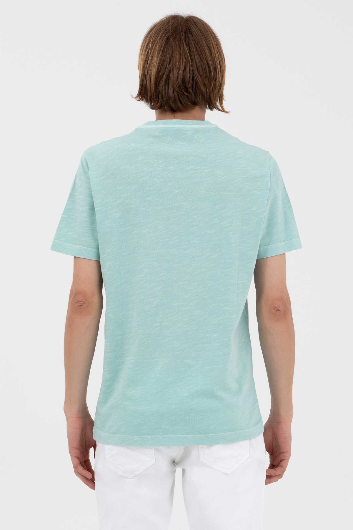 U.S. Polo Assn. Erkek Tişört 50263476-VR083 Mavi