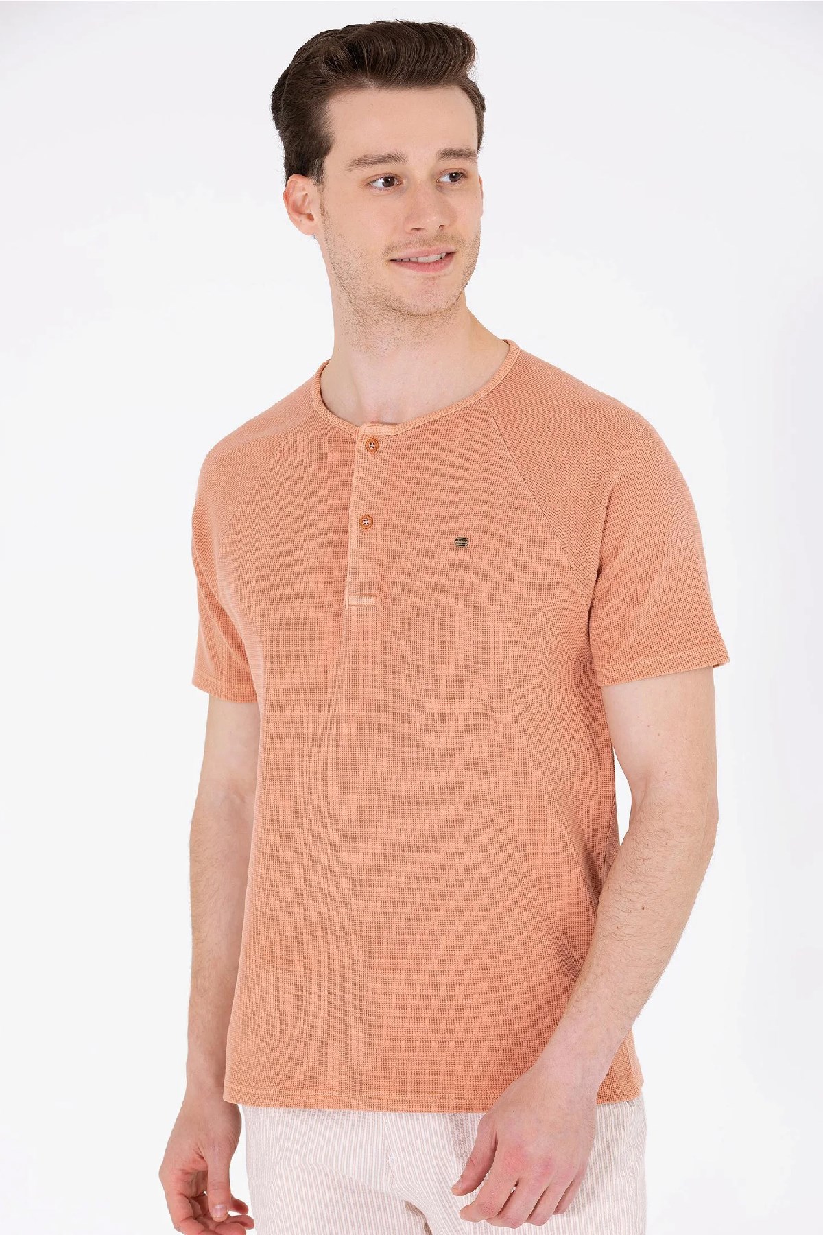 U.S. Polo Assn. Erkek Tişört 50263495-VR042 Pembe