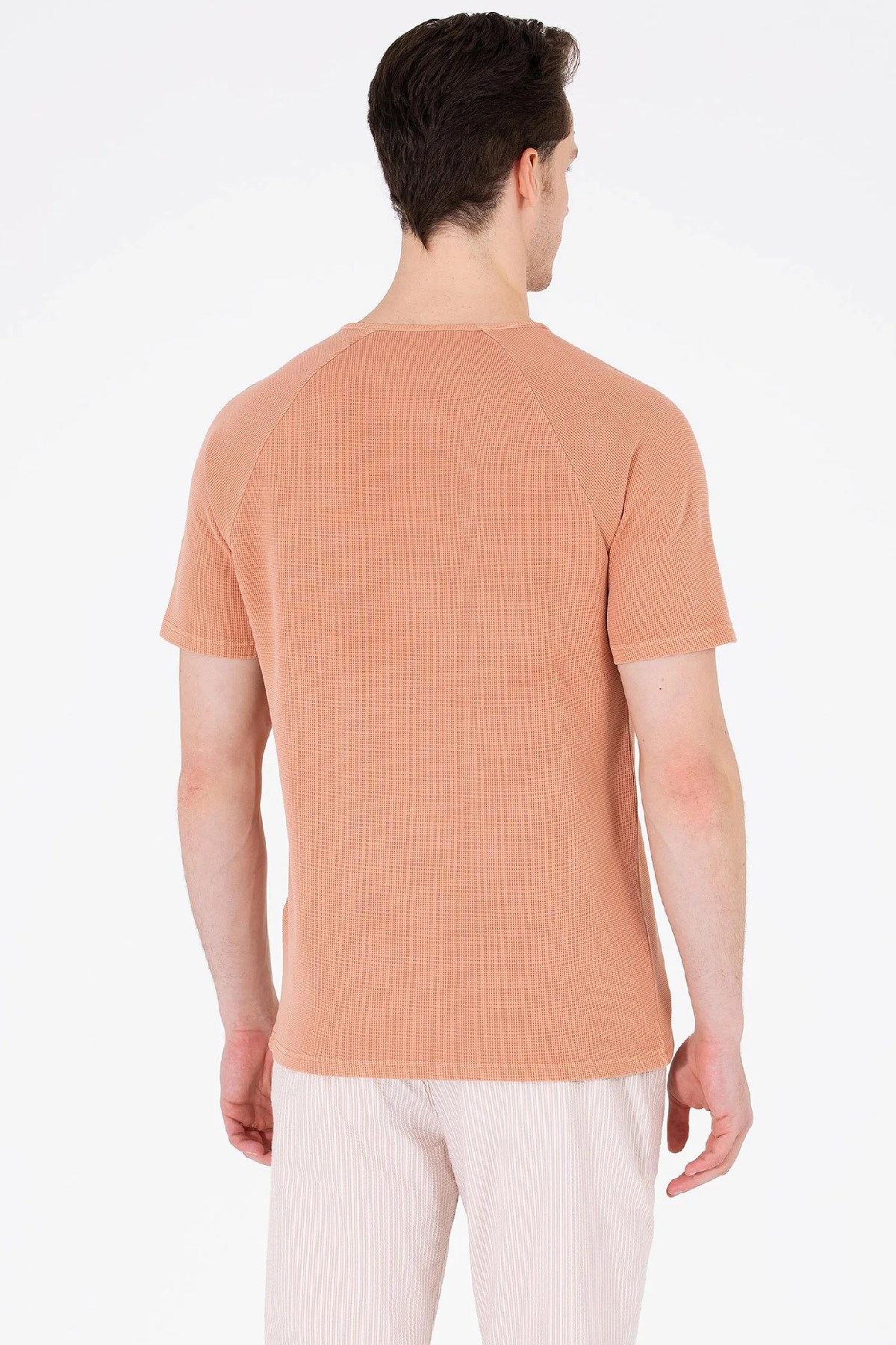 U.S. Polo Assn. Erkek Tişört 50263495-VR042 Pembe