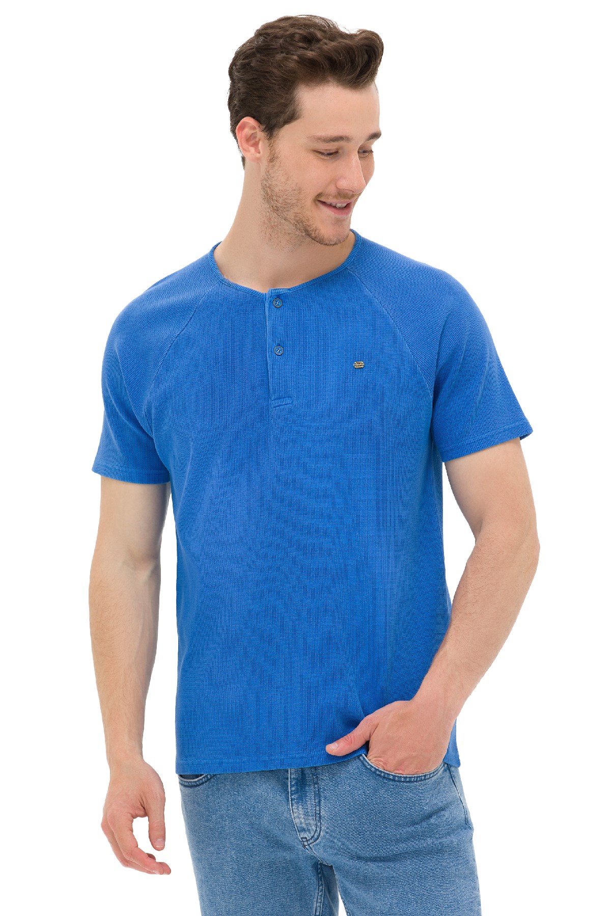 U.S. Polo Assn. Erkek Tişört 50263495-VR045 Mavi