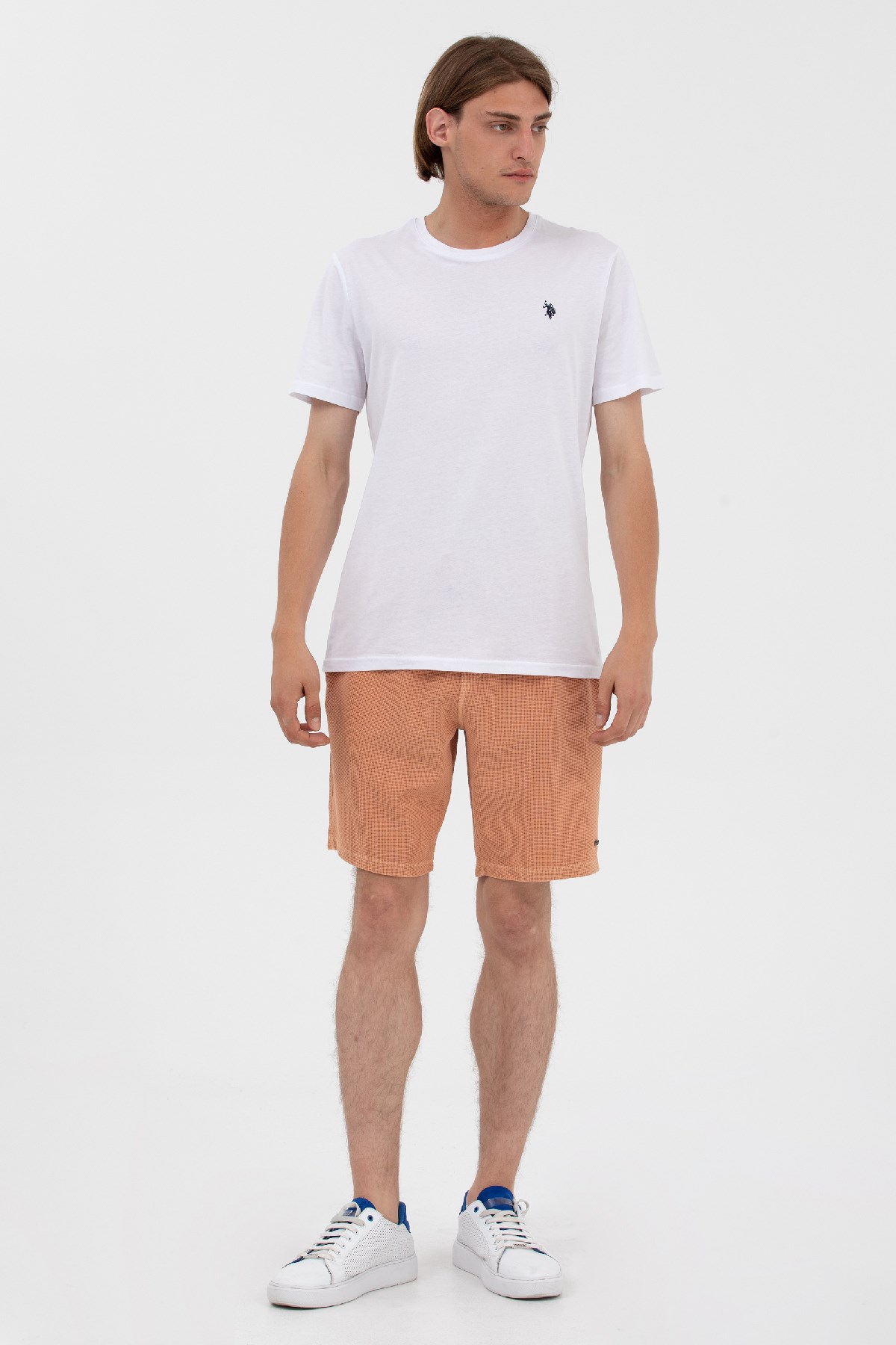 U.S. Polo Assn. Erkek Bermuda Capri 50263501-VR042 Pembe