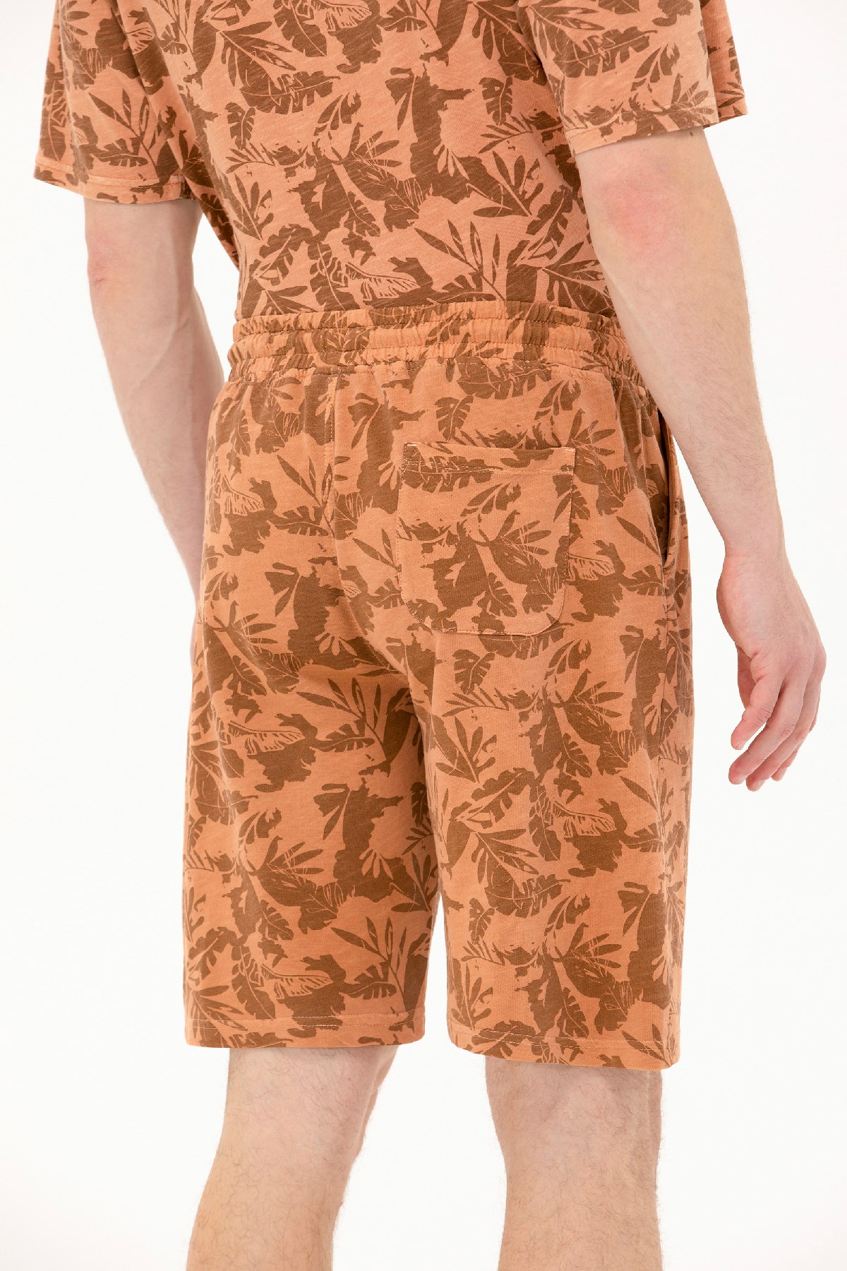 U.S. Polo Assn. Erkek Bermuda Capri 50263503-VR042 Turuncu