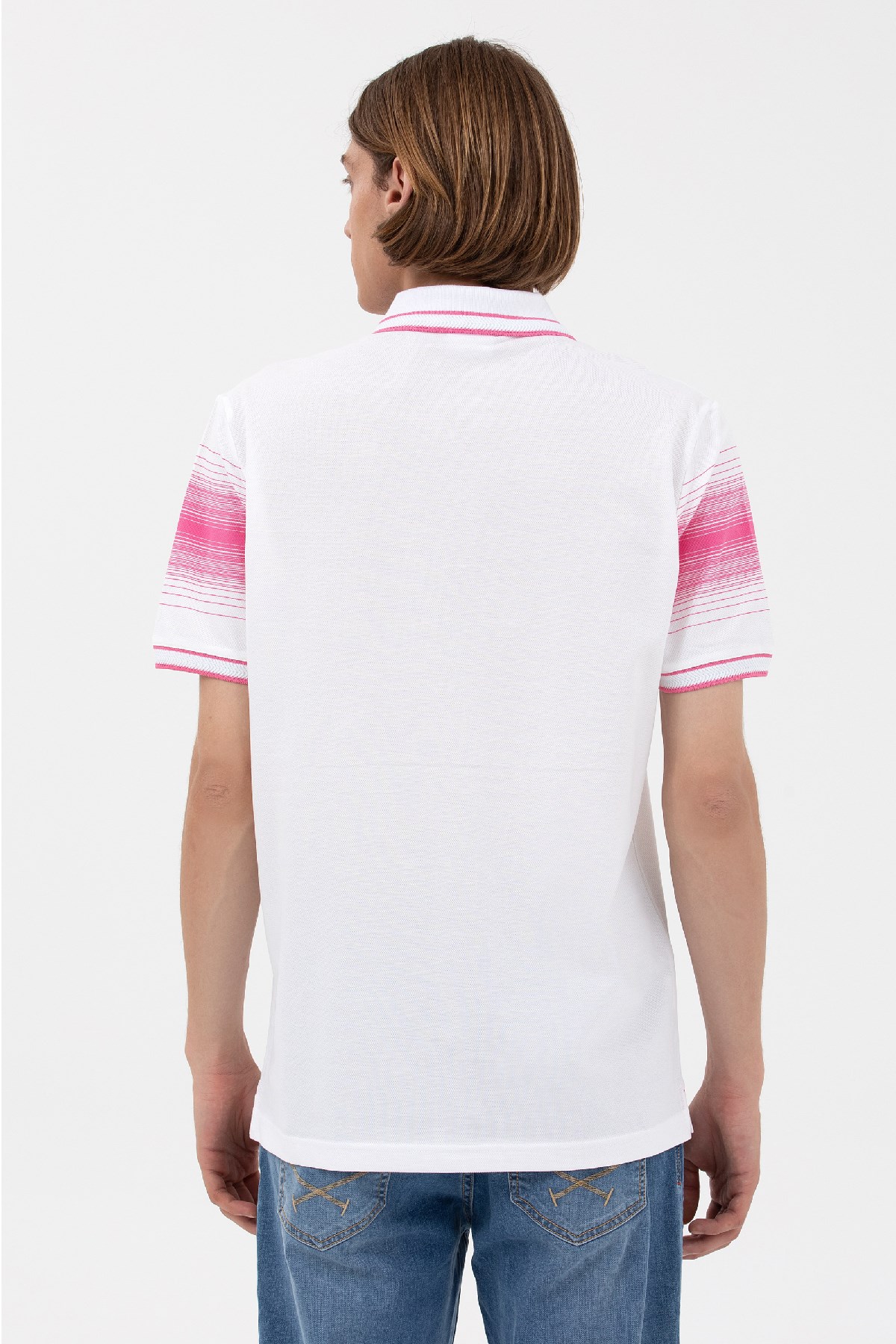 U.S. Polo Assn. Erkek Tişört 50263523-VR041 Pembe