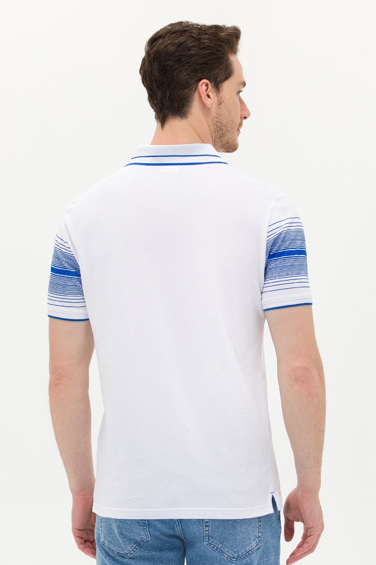 U.S. Polo Assn. Erkek Tişört 50263523-VR045 Mavi