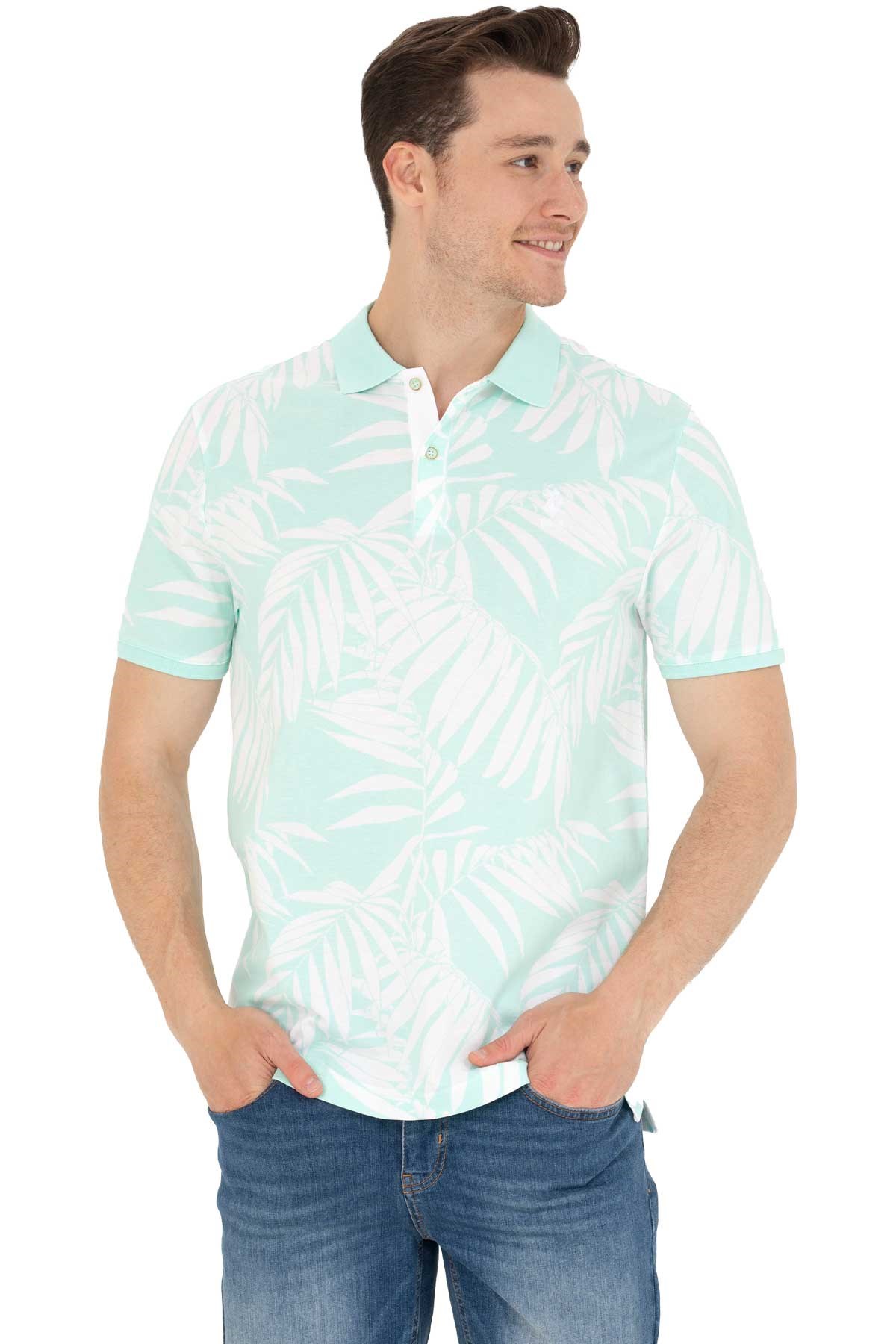 U.S. Polo Assn. Erkek Tişört 50263533-VR083 Mavi