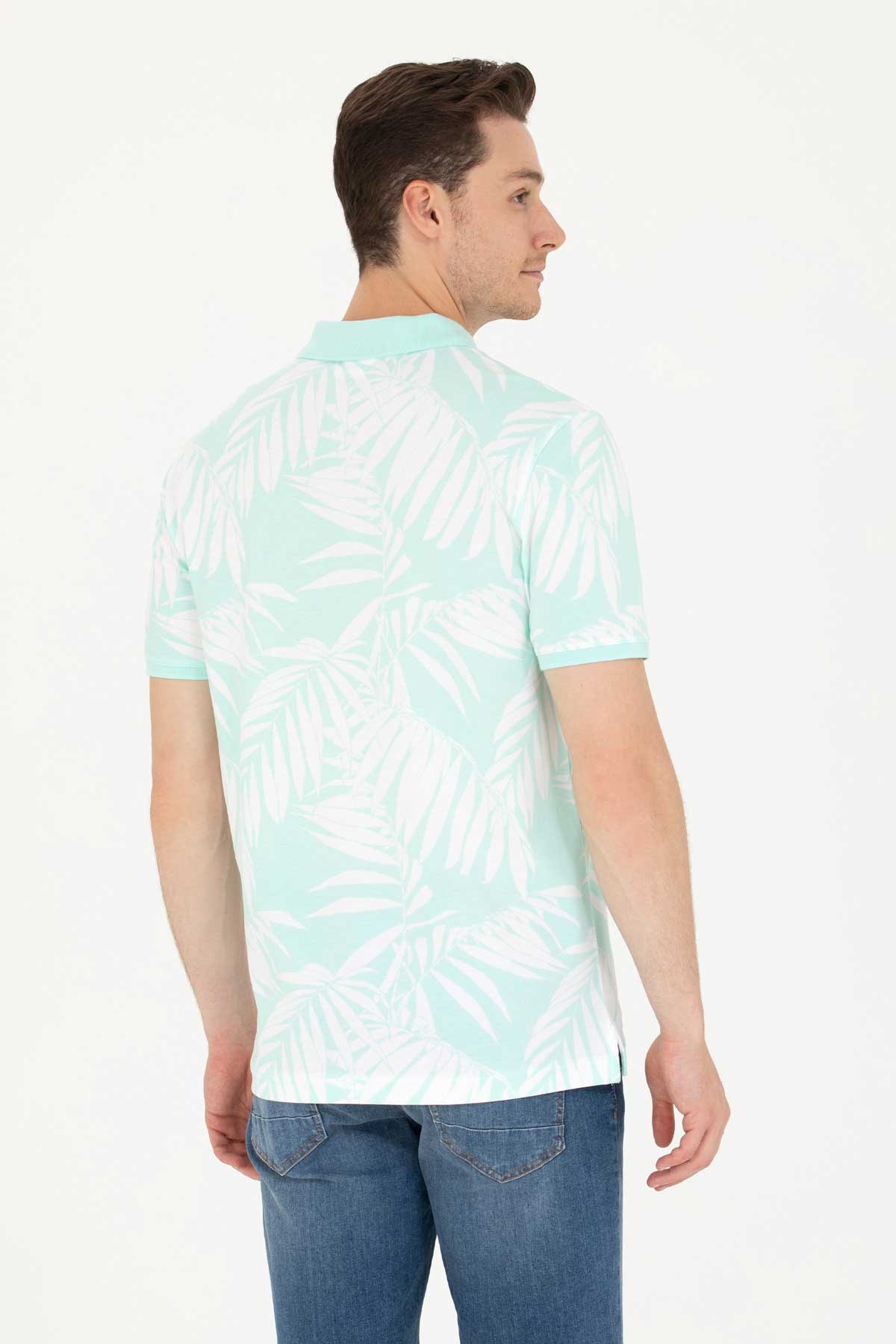 U.S. Polo Assn. Erkek Tişört 50263533-VR083 Mavi