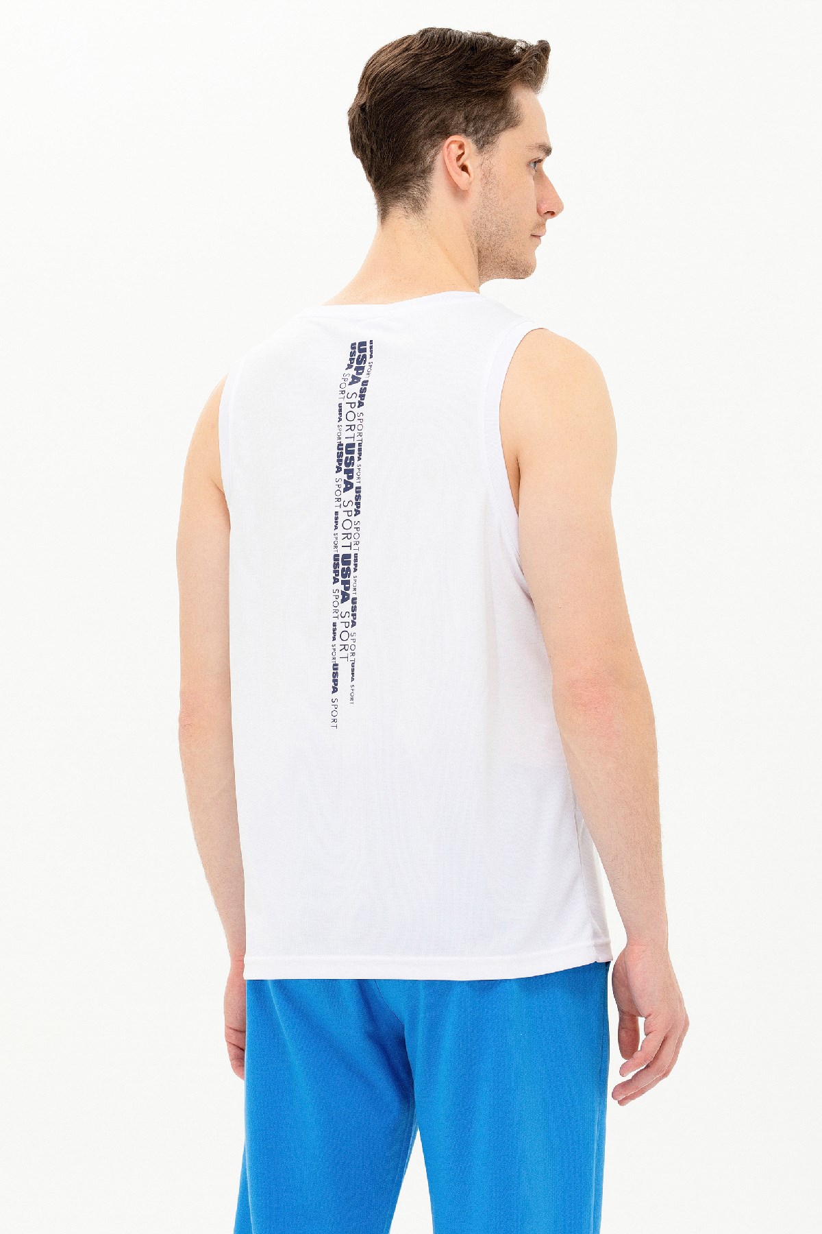 U.S. Polo Assn. Erkek Tişört 50263566-VR013 Beyaz