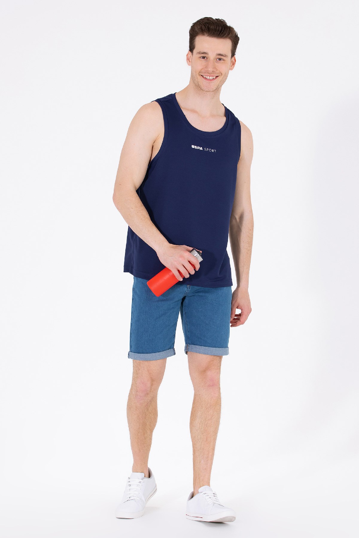 U.S. Polo Assn. Erkek Tişört 50263566-VR033 Lacivert